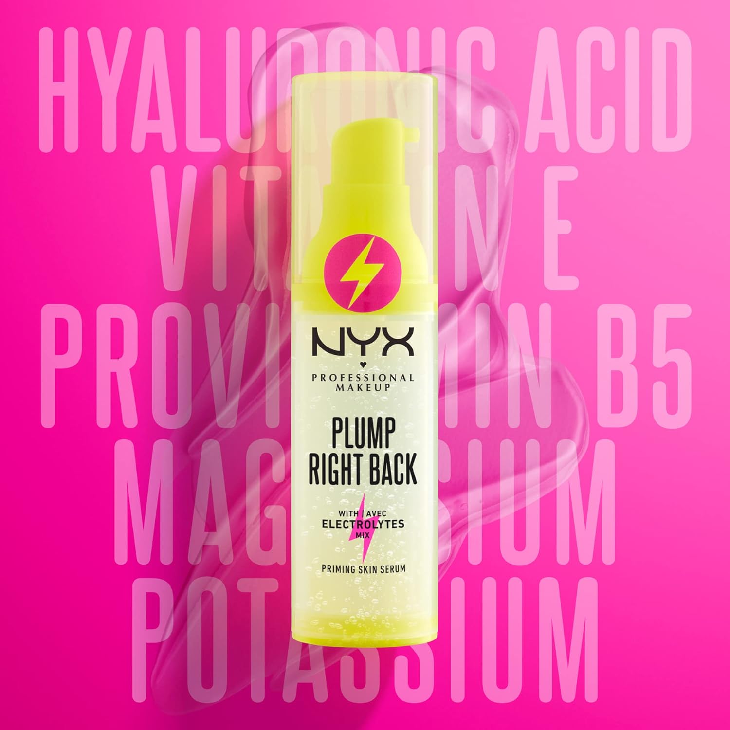 NYX PROFESSIONAL MAKEUP Plump Right Back Plumping Serum & Primer, With Hyaluronic Acid - Image 7