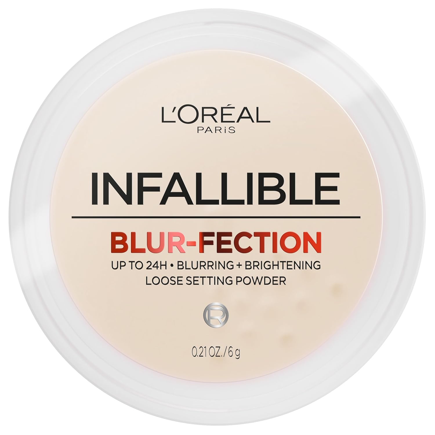 L'Oreal Paris Infallible Blur-fection Longwear Loose Setting Powder, Blurring Face Powder With Up to 24HRs of Wear, Translucent Light, 1 Kit - Image 2