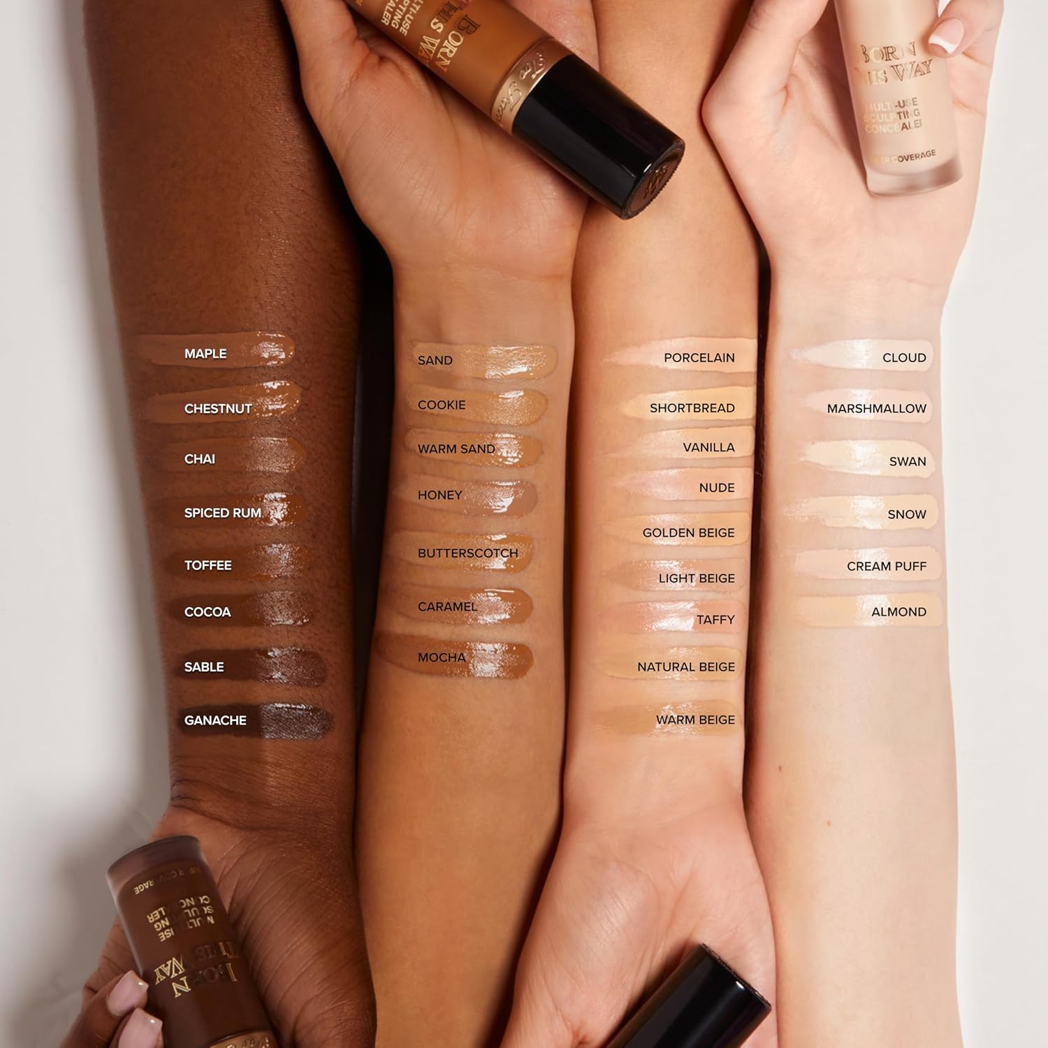 Too Faced Born This Way Super Coverage Multi-Use Concealer | Full Coverage, Non-Comedogenic, Oil Free + Long Lasting Concealer | Hyaluronic Acid, Coconut Water + Alpine Rose - Image 12
