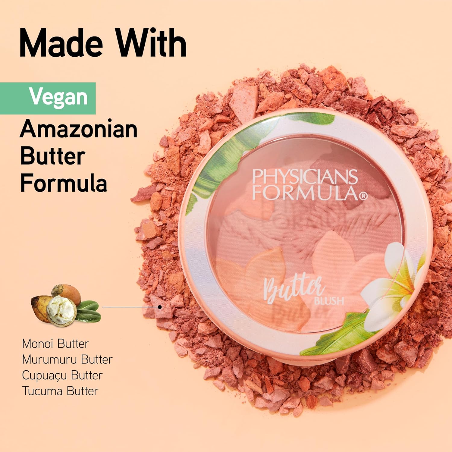 Physicians Formula Matte Monoi Butter Blush Makeup Powder, Mauvy Mattes, Dermatologist Tested - Image 6