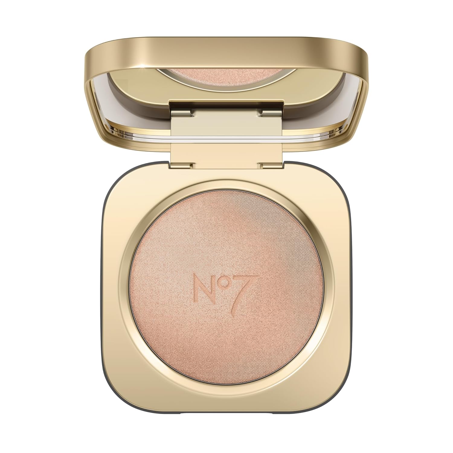 No7 Radiant Glow Powder Highlighter Makeup - Lightweight, Buildable Highlighting Powder for a Dewy, Natural-Looking Shine - Silky Illuminator in 3 Glowing Shades - Pink Silk (5g) - Image 2