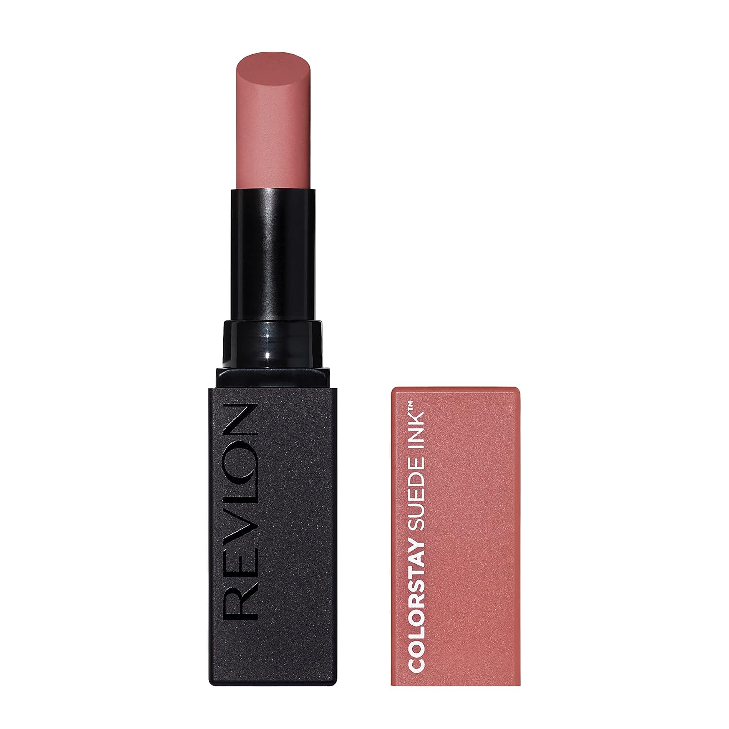 Revlon Lipstick, ColorStay Suede Ink, Built-in Primer, Infused with Vitamin E, Waterproof, Smudge-proof, Matte Color, 001 Gut Instict, 0.09 oz - Image 2