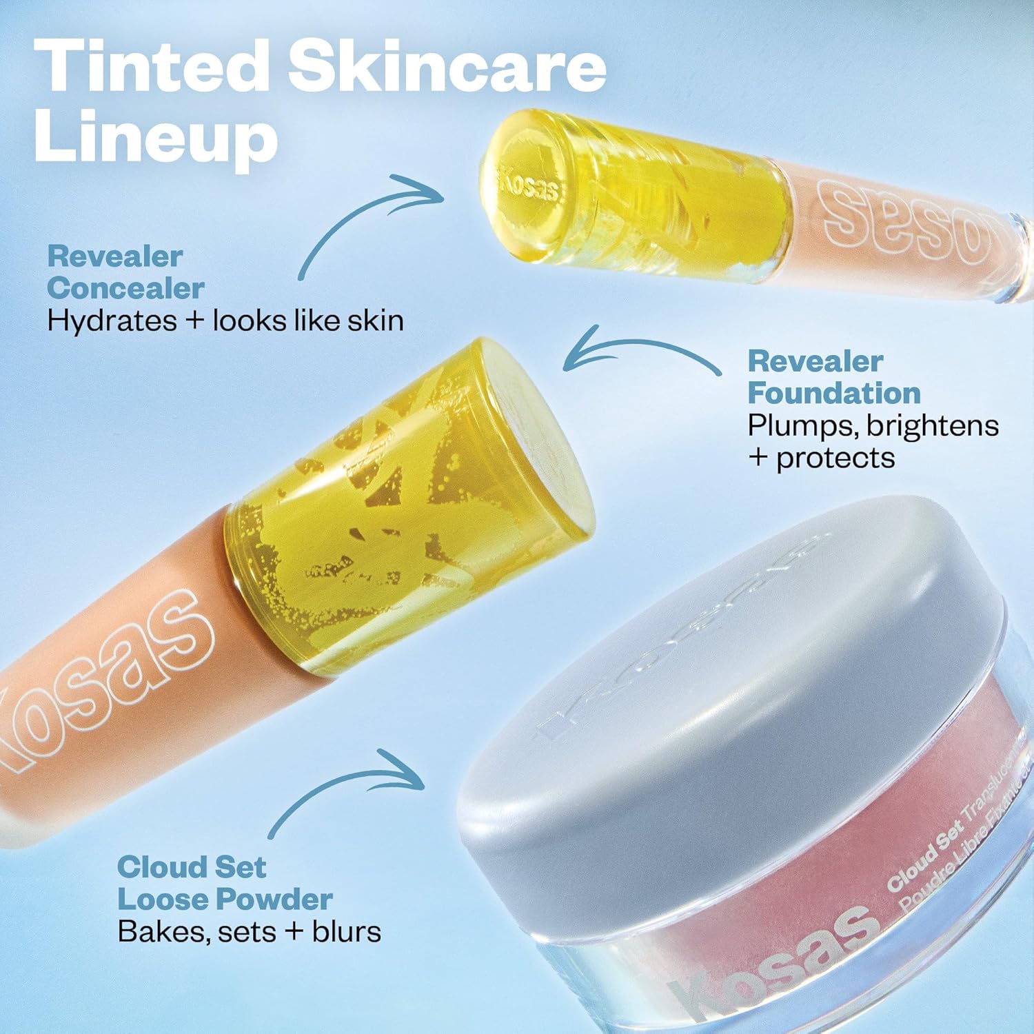 Kosas Cloud Set Loose Powder – Translucent Setting + Blurring Talc-Free Face Powder in Translucent Candy (Ultra Sheer Pink) - Image 9