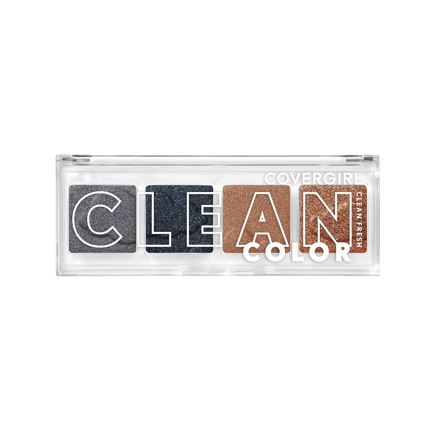 COVERGIRL Clean Fresh Clean Color Eyeshadow Palette, Shimmer Finish, Vegan Formula - Midnight Sky, 4g (0.14 oz) - Image 2