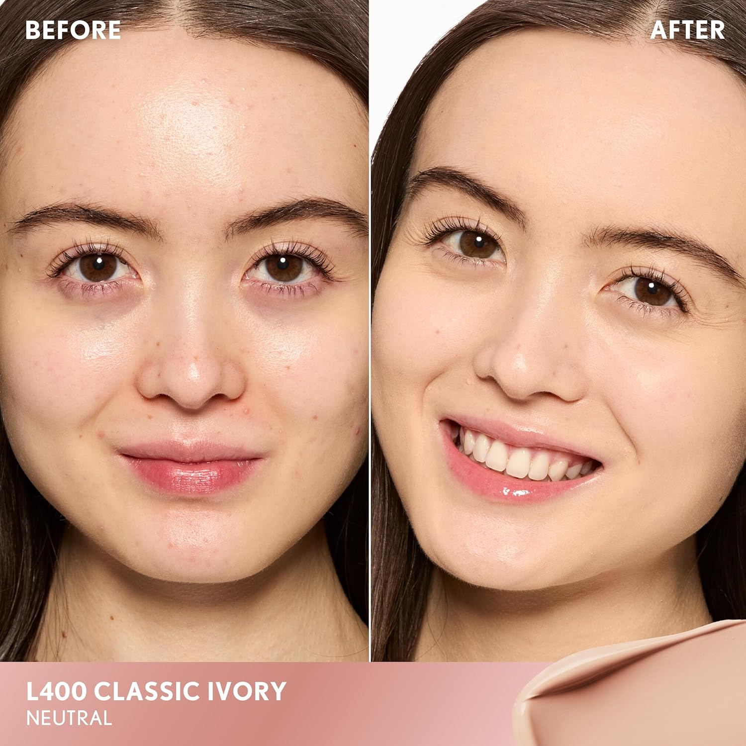 COVERGIRL TruBlend Undercover Concealer, Buildable, Full Coverage, 24-Hour Wear, Matte Finish - L400 Classic Ivory (Packaging May Vary) - Image 3