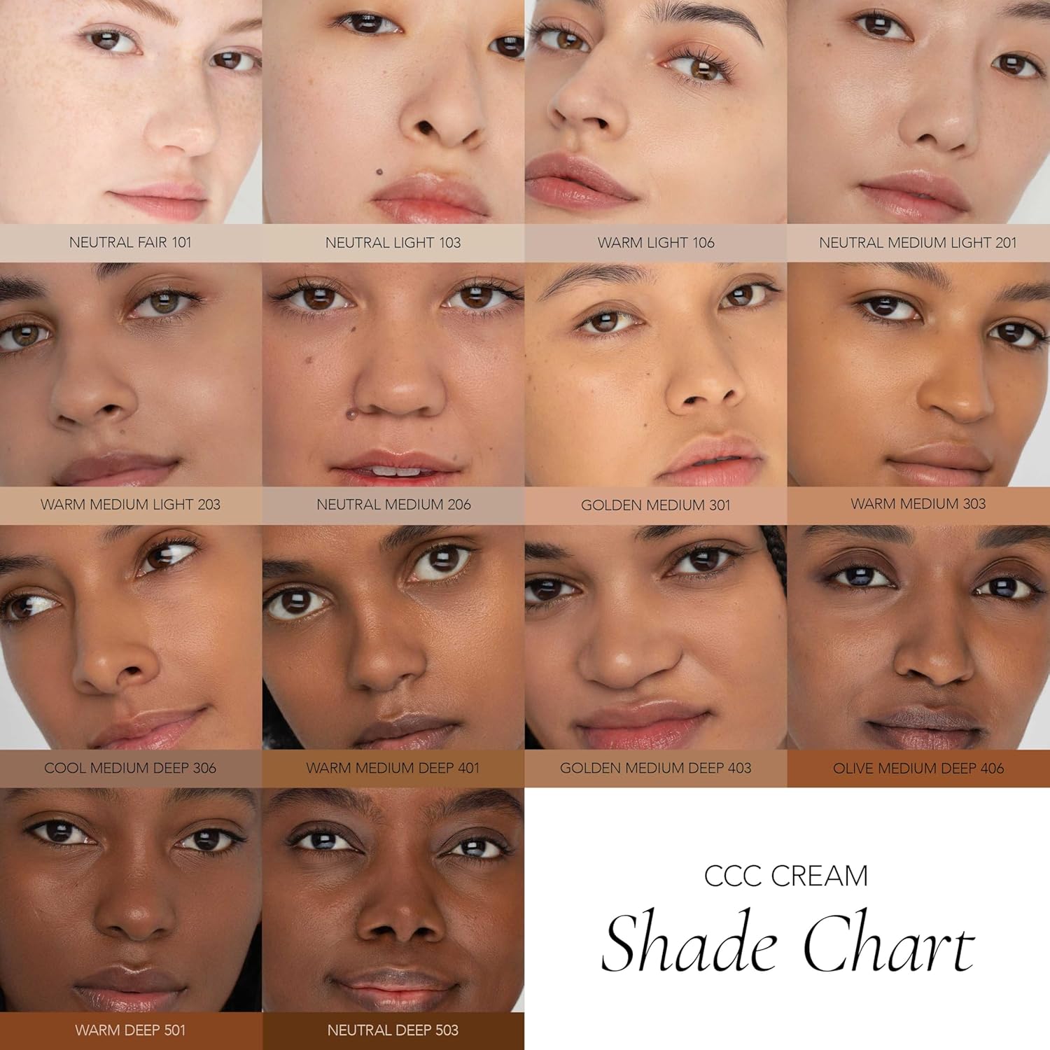 CLE Cosmetics CCC Cream (Neutral Medium Light 201 / SPF 50) - Color Correcting With Sunscreen - Lightweight, Hydrating Foundation - BB & CC Hybrid - Light to Medium Coverage - 1 fl oz - Image 4