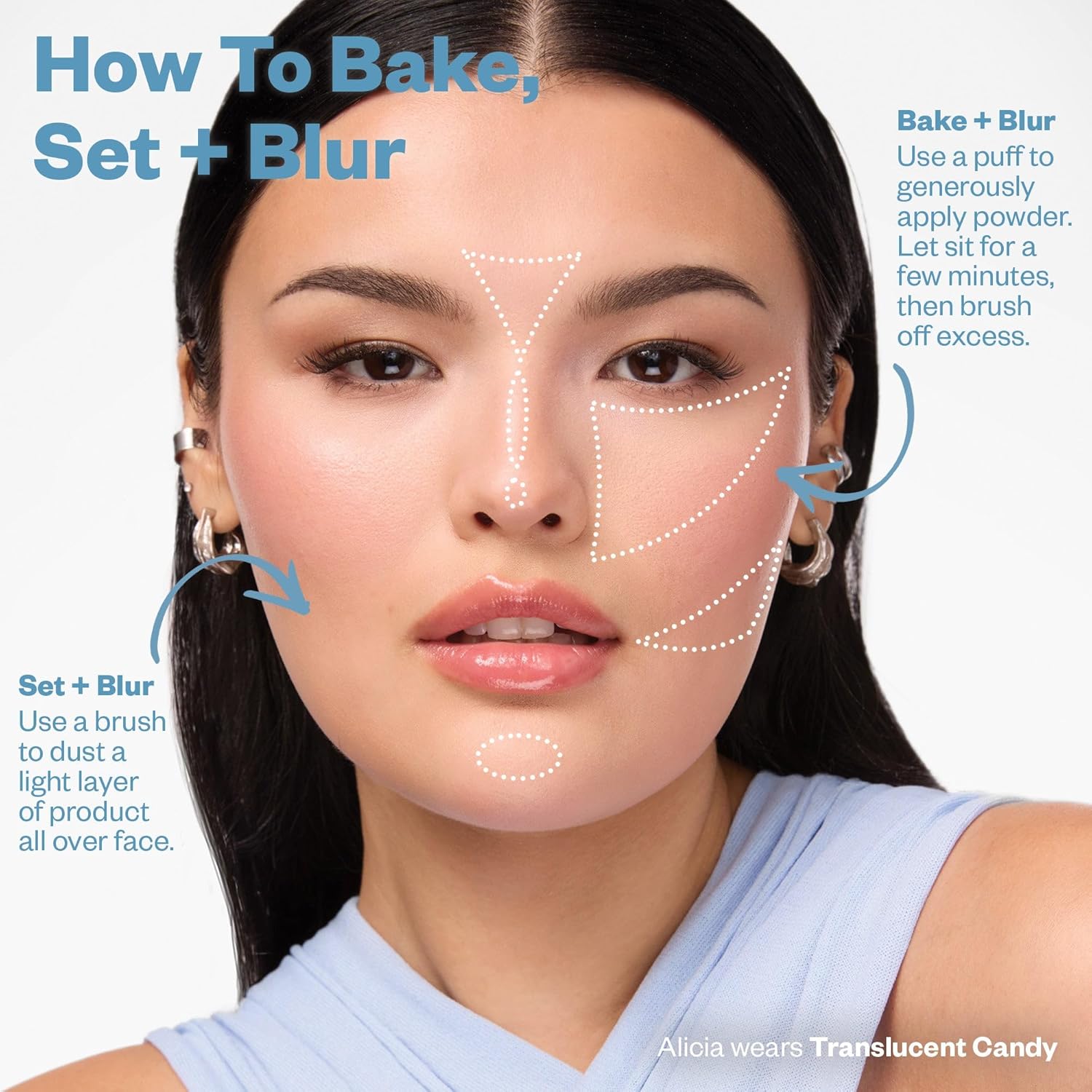 Kosas Cloud Set Loose Powder – Translucent Setting + Blurring Talc-Free Face Powder in Translucent Candy (Ultra Sheer Pink) - Image 7