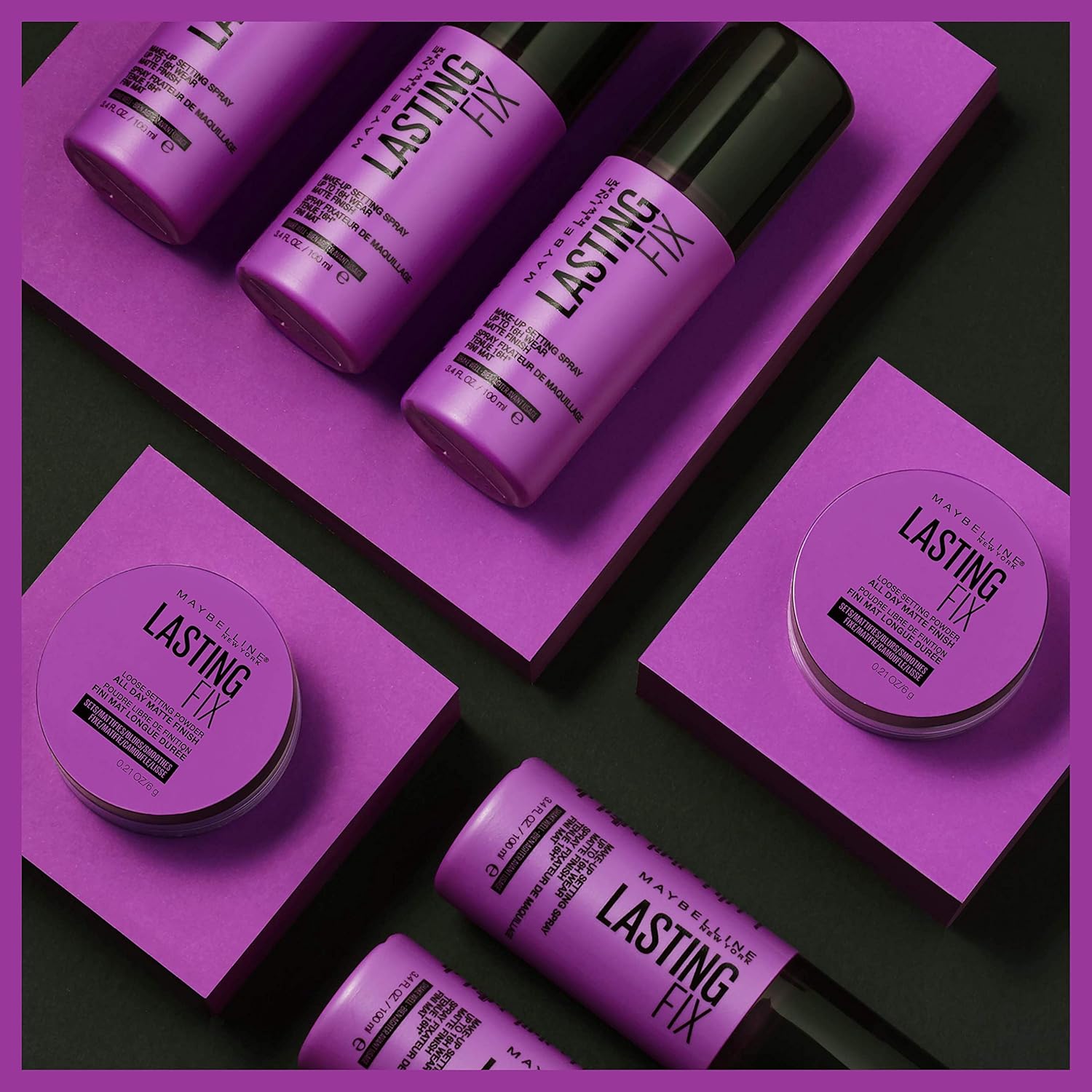 Maybelline New York Facestudio Lasting Fix Makeup Setting Spray, Matte Finish, 3.4 fl. oz. - Image 8