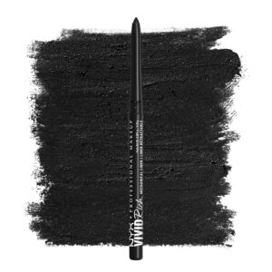 NYX PROFESSIONAL MAKEUP Mechanical Eye Pencil,Vivid Rich Mechanical, Creamy Retractable Eyeliner – Always Onyx, Black Eyeliner