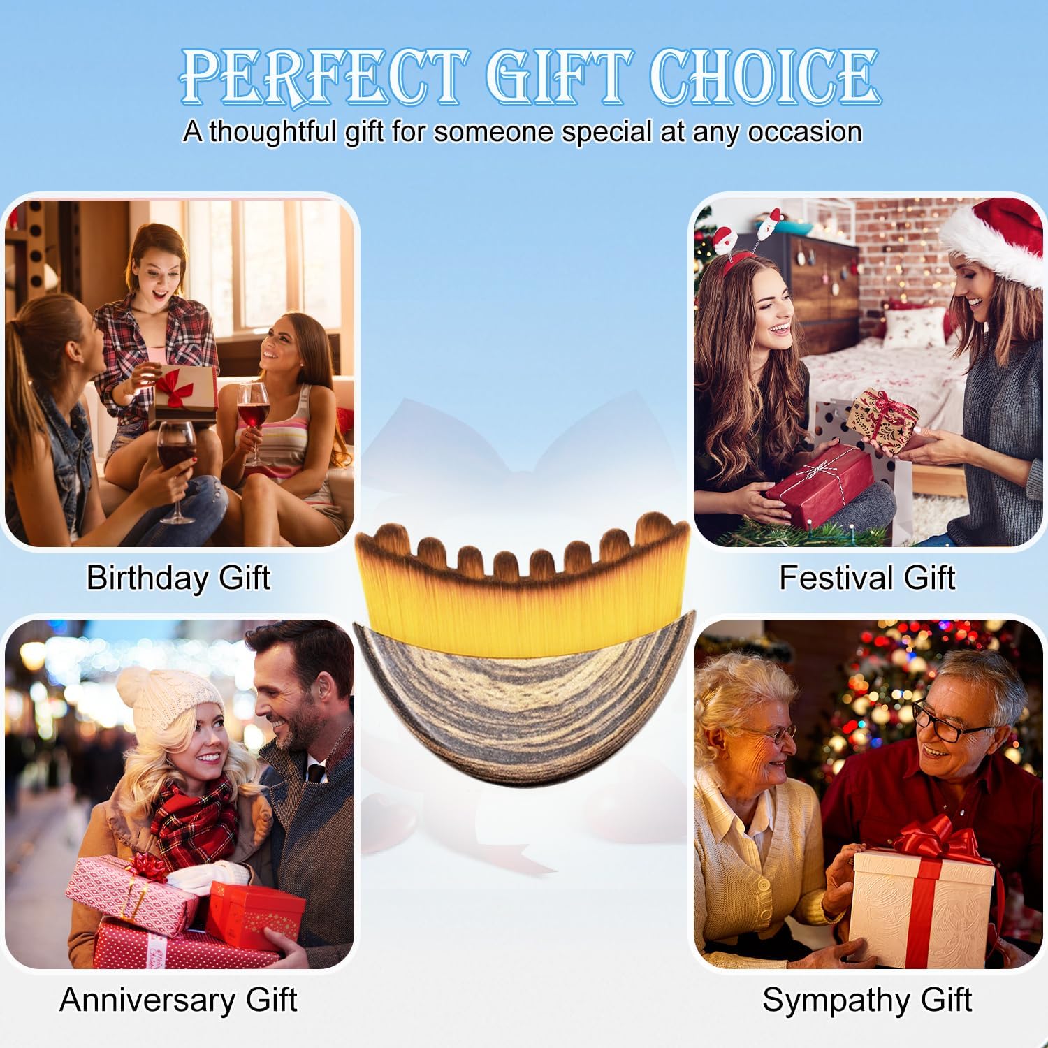 New Lymphatic Contour Face Brush - Contour Face Brush for Lymphatic Drainage, Enhancing Elasticity, Brightening Skin Tone, Relieve Fatigue, Mother's Gift, Christmas Gift for Man and Woman(1PCS) - Image 7