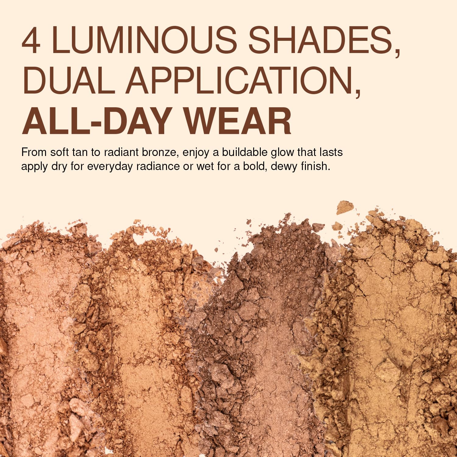 Palladio Baked Bronzer, Highly Pigmented and Easy to Blend, Shimmery Bronzed Glow, Use Dry or Wet, Lasts all day long, Provides Rich Tanning Color Finish, Powder Compact, Illuminating Tan - Image 7