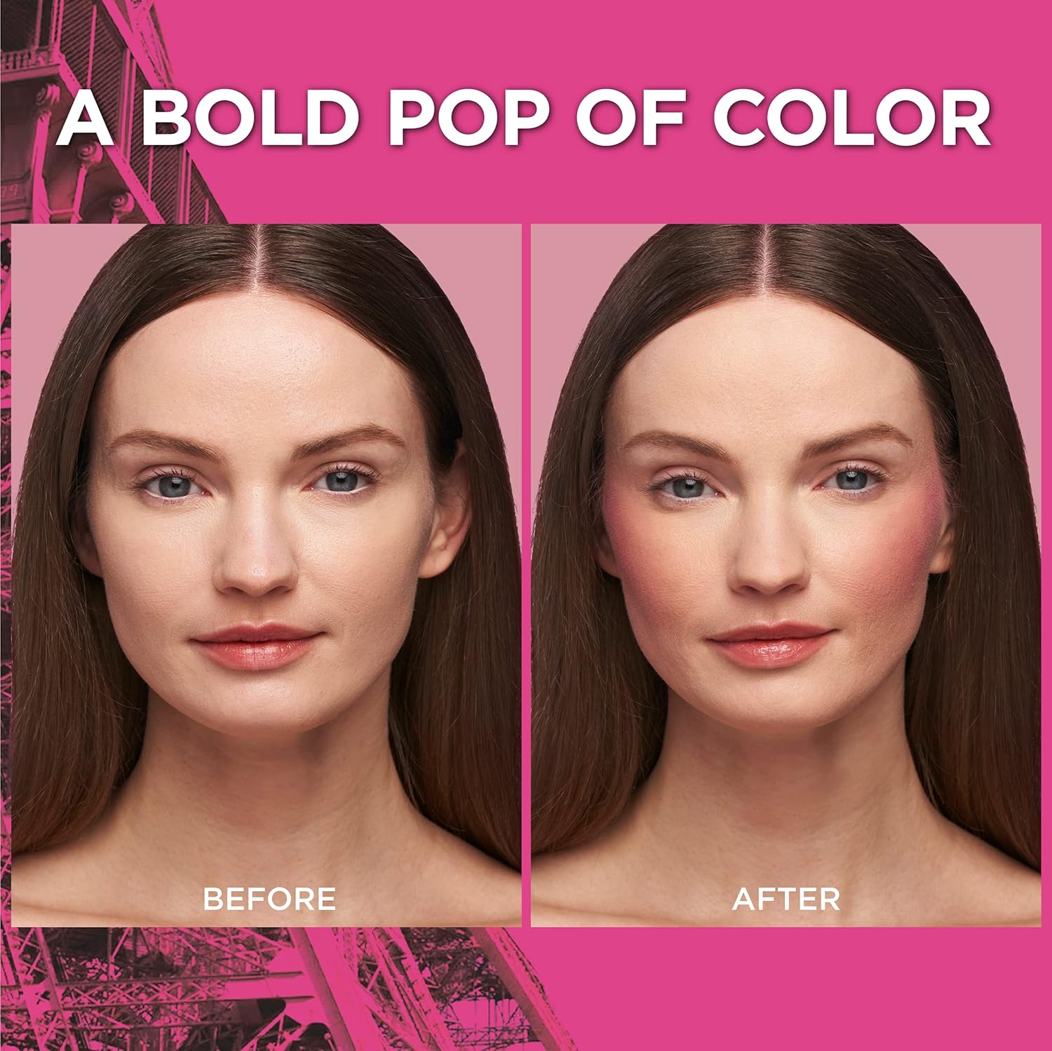 L'Oreal Paris Infallible Up to 24H Fresh Wear Soft Matte Blush, Blendable, Long-Lasting and Waterproof Cheek Make Up, Fearless Coral 05, 0.31 Oz - Image 4