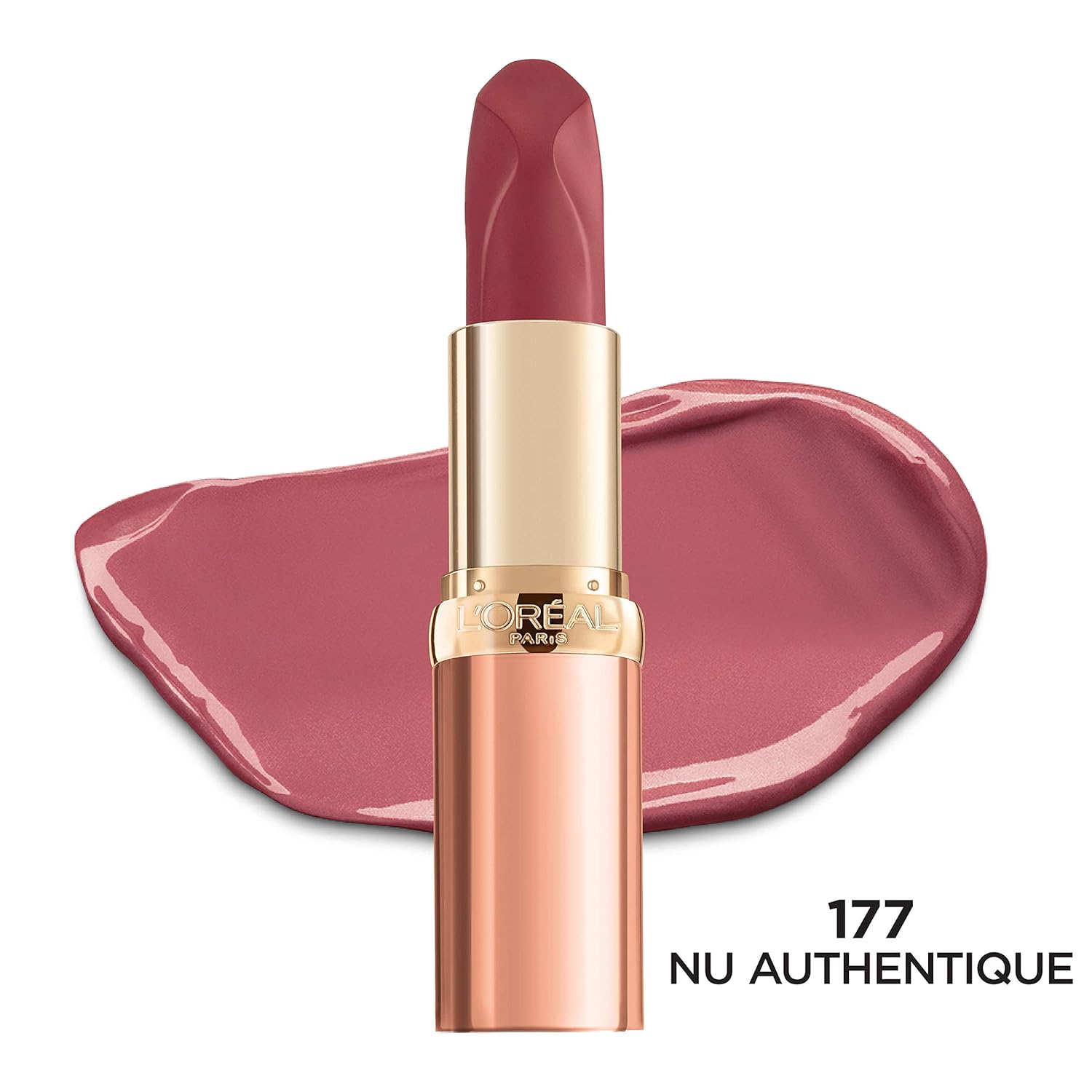L'Oreal Paris Colour Riche Les Nus Lipstick, Nu Authentique, 0.13 Oz. - Image 3