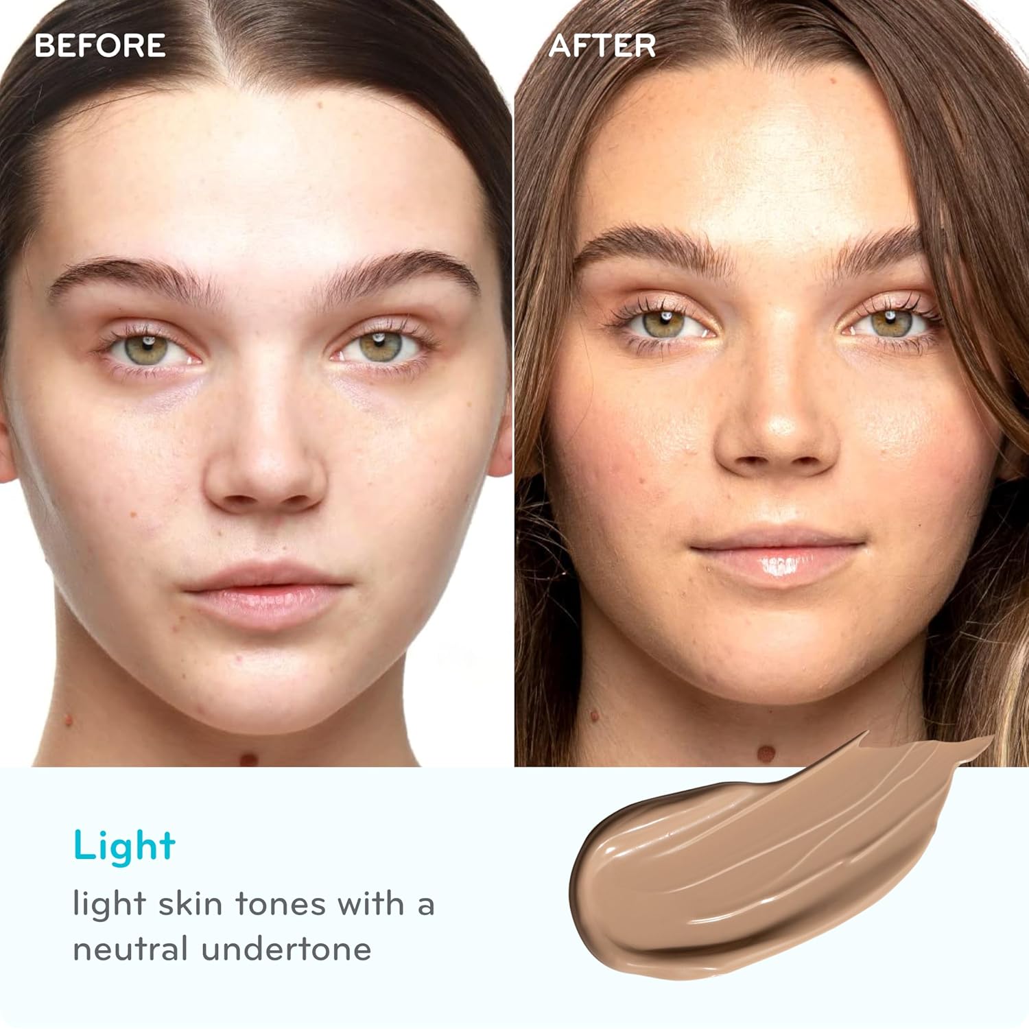 pūrlisse Youth Glow Vitamin C CC Cream with SPF 50 - Color Corrector Enriched with Sea Buckthorn, Vitamin C & Hyaluronic Acid - Boosts Radiance & Youthfulness - Paraben-Free - Light (1.4 oz) - Image 5