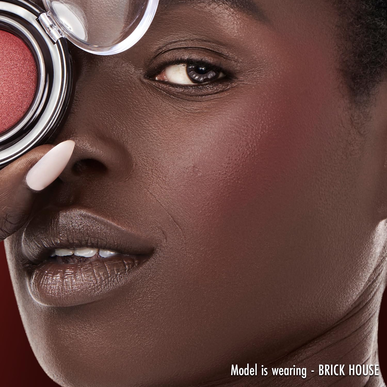 Black Radiance Artisan Color Baked Face Powder Blush Makeup, Red Brick House - Image 5