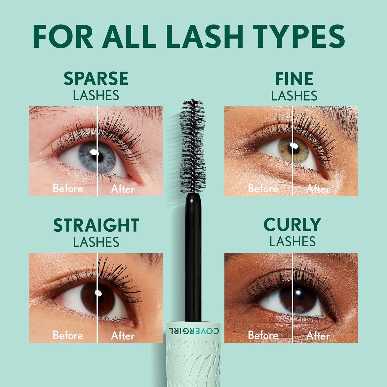 Covergirl Lash Blast Cleantopia Mascara, Volumizing, Smudge-Proof, Vegan Formula, Extreme Black 800, 1 Count - Image 5