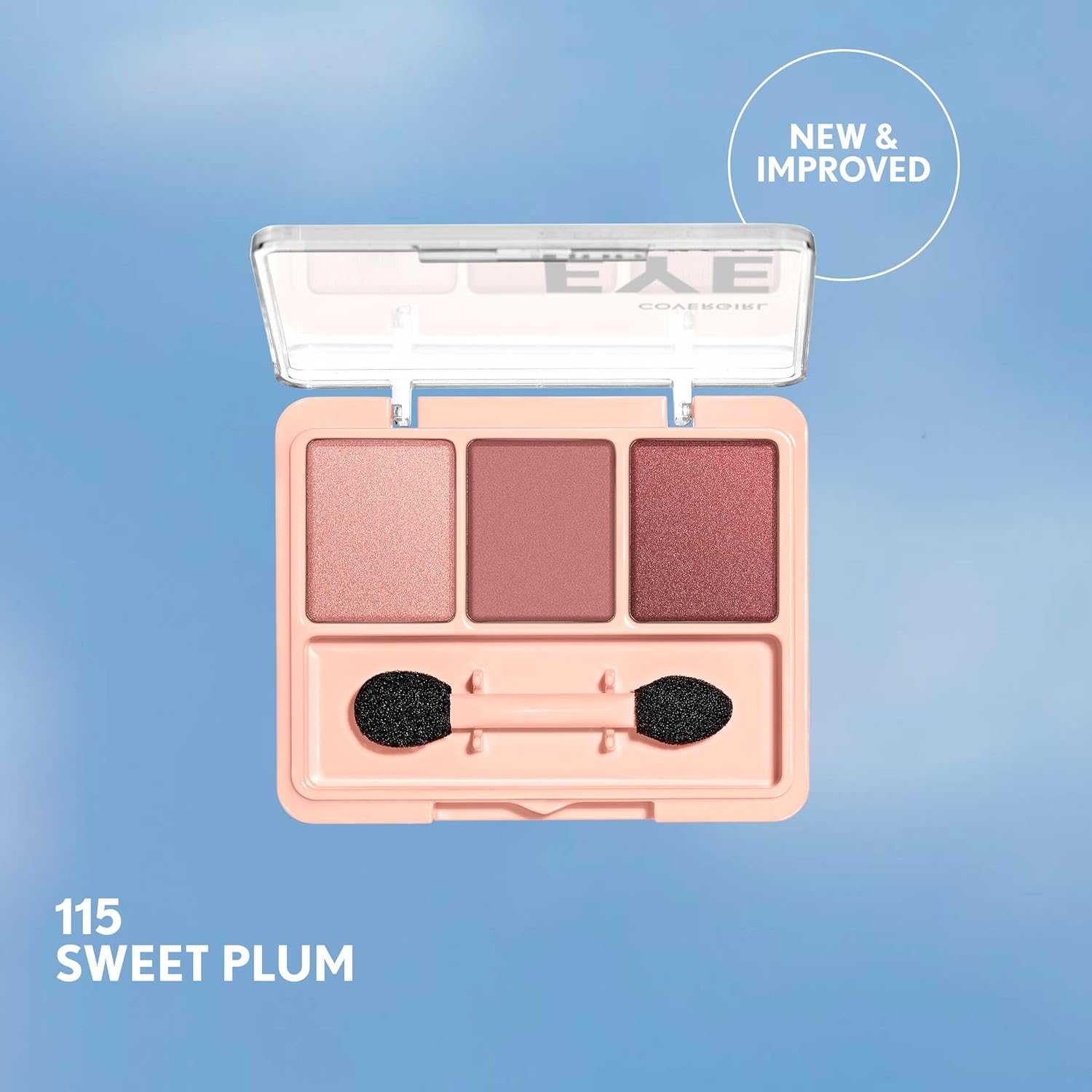 Covergirl Eye Enhancer, Sweet Plum, Eyeshadow Trio, Easy to Wear, Clean & Vegan, Talc-Free, Matte & Shimmer Finishes, Smudge-Proof, 0.14oz - Image 3