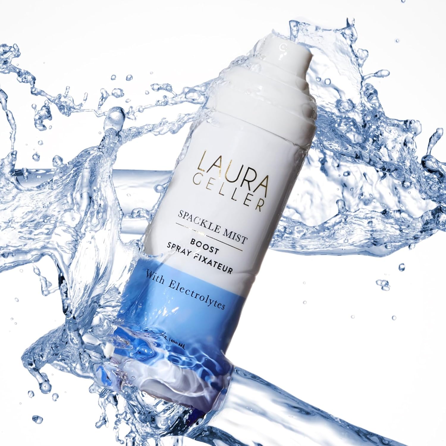LAURA GELLER NEW YORK Spackle Mist Boost Setting Spray with Electrolytes - Long-Lasting Makeup Spray with Blue Light Protection - Dewy Skin Makeup Setting Spray - Image 8