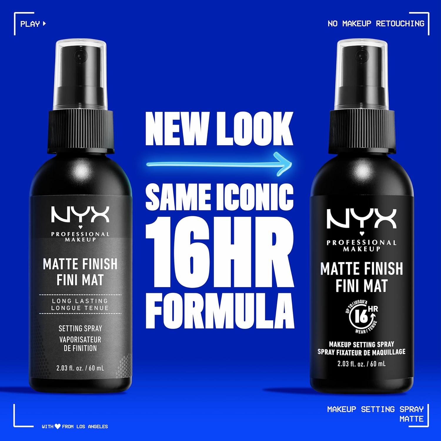 NYX PROFESSIONAL MAKEUP Makeup Setting Spray - Matte Finish, Long-Lasting Face Mist for up to 16HR Wear, Vegan Formula - Image 3