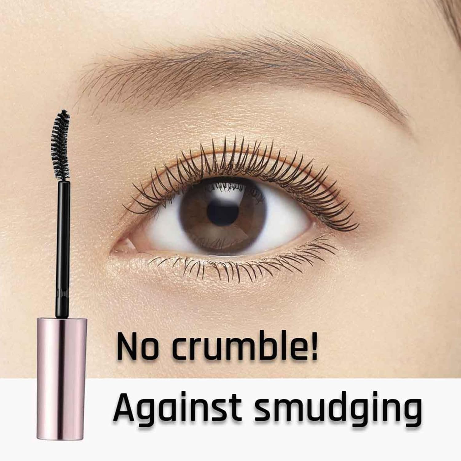 HEROINE MAKE by KISSME Volumizing Mascara Waterproof & Curvy Brush for Eye Makeup | Waterproof Mascara Volume & Length by Defining Fiber for Long-lasting Natural Eyelash Look, from Japan, Black, 1 EA - Image 5