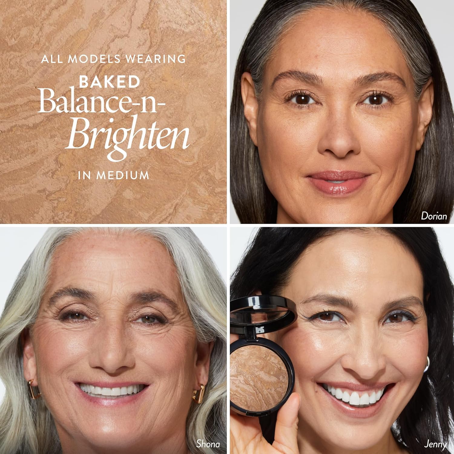 LAURA GELLER NEW YORK Award-Winning Baked Balance-n-Brighten Color Correcting Powder Foundation - Medium - Buildable Light to Medium Coverage - Demi-Matte Natural Finish - Image 3