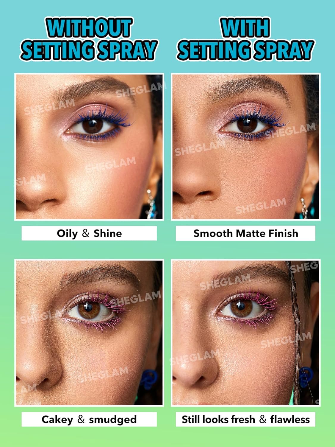 SHEGLAM Pickle Rick Setting spray Long-Lasting Face Mist Makeup Setting for Perfect Makeup - Image 7