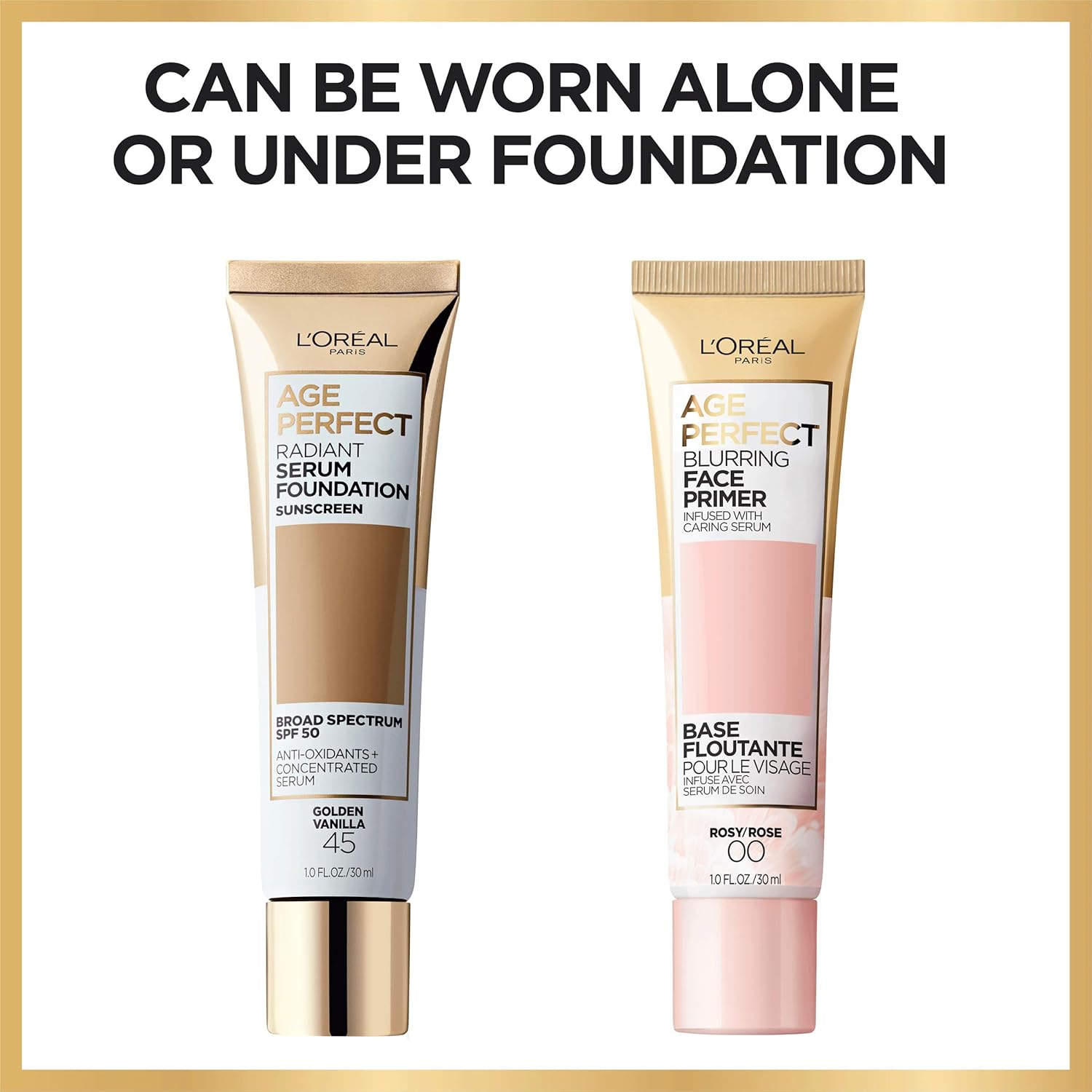 L'Oreal Paris Age Perfect Face Blurring Primer Infused with Caring Serum Smoothes Liners and Pores - Image 5