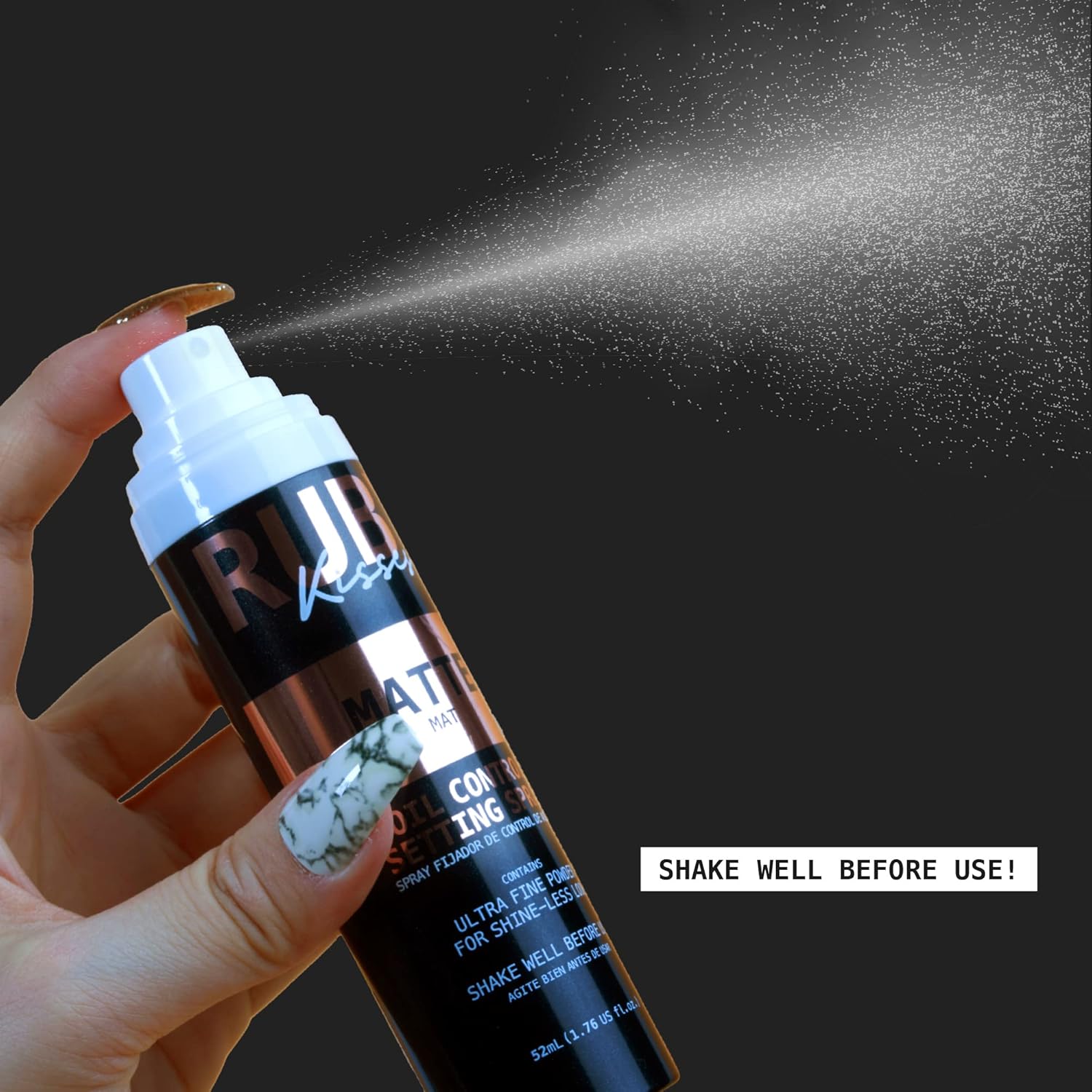 Ruby Kisses Setting Spray - Ultra-fine mist, Sets makeup, Long-Lasting Formula for a Flawless Finish (Matte) - Image 6