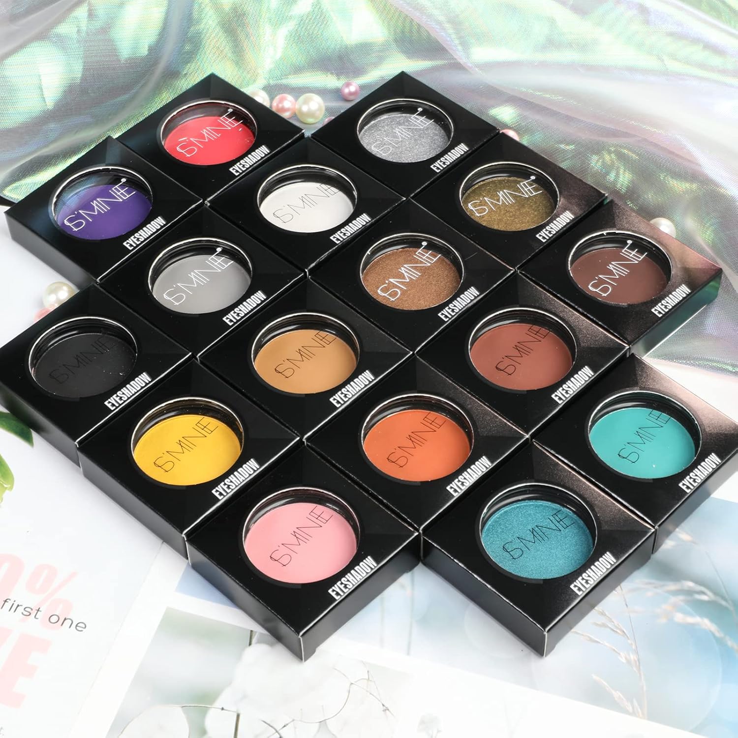 IS'MINE ISMINE Single Black Matte Eyeshadow Powder Palette High Pigment, Longwear, Intense Color Best Black Eyeshadow - Image 7