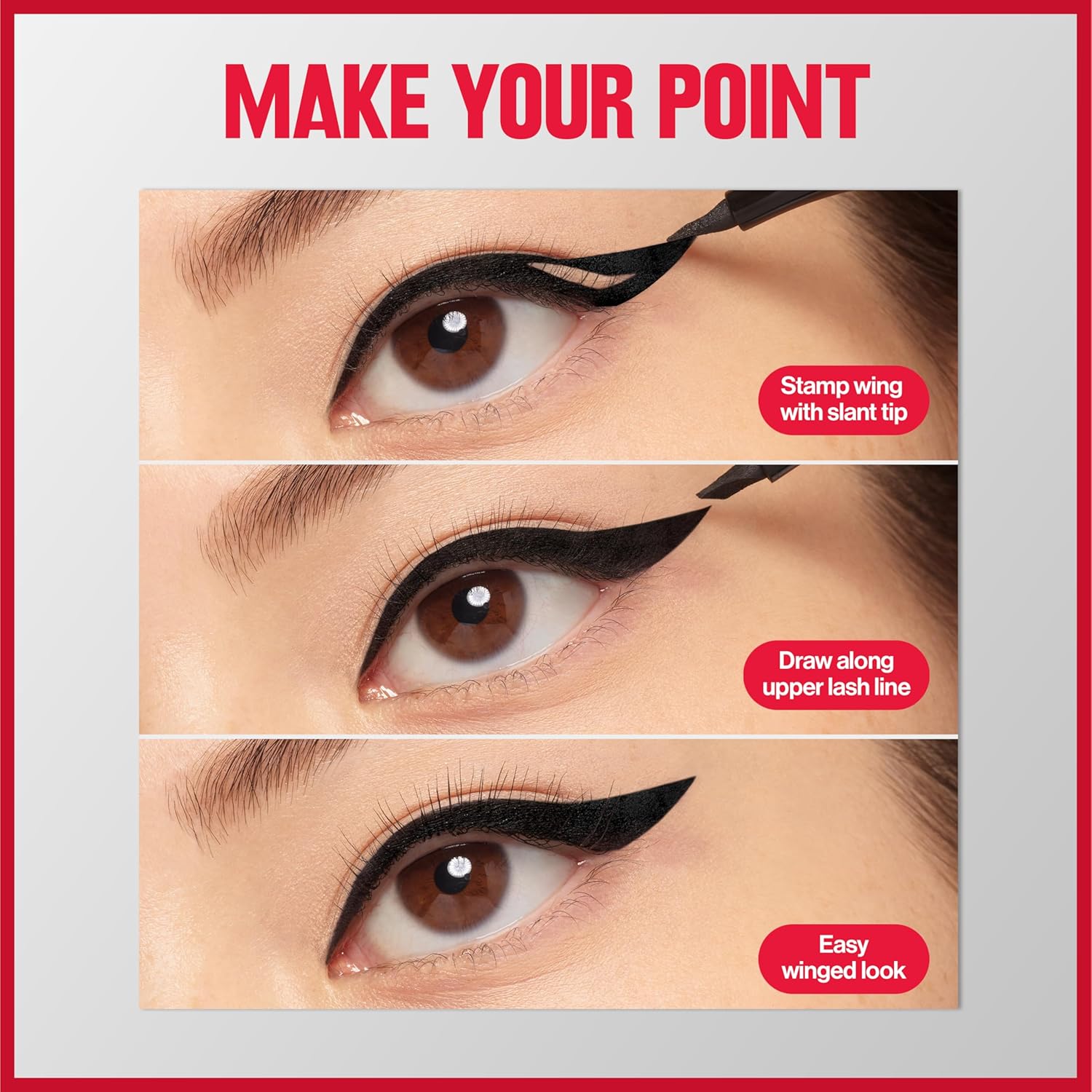 Revlon Liquid Eyeliner Pen, ColorStay Wing Line Eye Makeup, Waterproof, Smudge-proof, Longwearing with Angled Felt Tip, Wing Line - Image 7