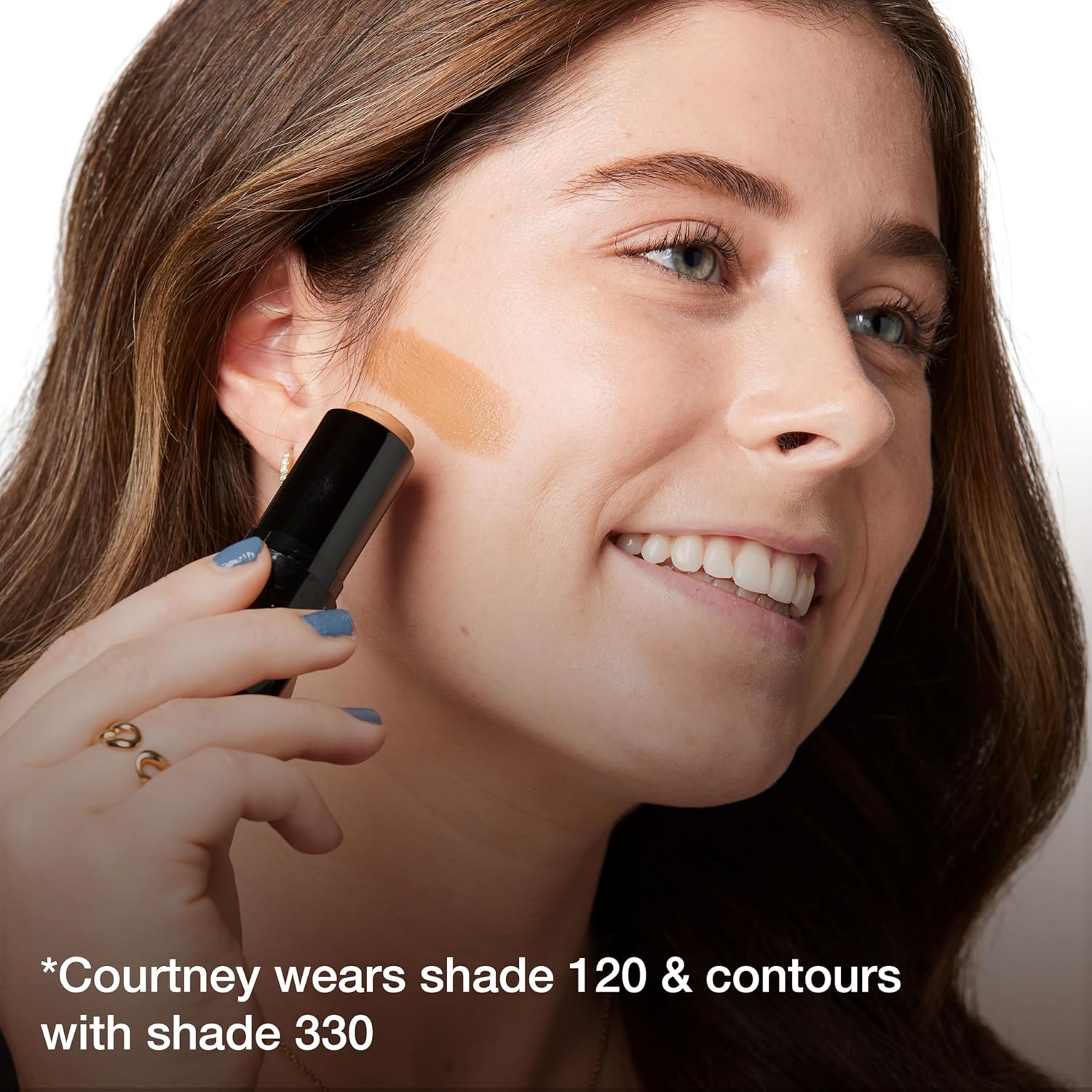 Maybelline Fit Me Shine-Free + Balance Foundation Stick, Multi-Use Face Makeup and Contour Stick For Natural, Matte Coverage, Porcelain, 1 Count - Image 8