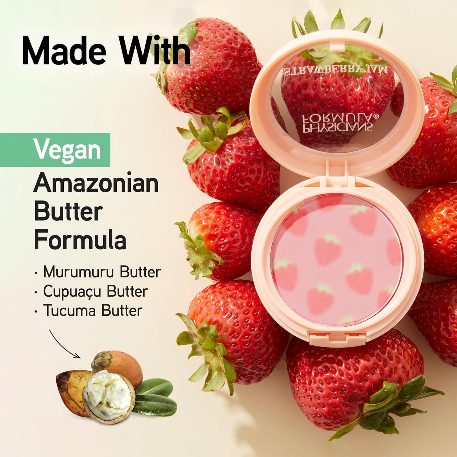 Physicians Formula Murumuru Strawberry Jam Blush Strawberry, Shimmery finish - Image 7