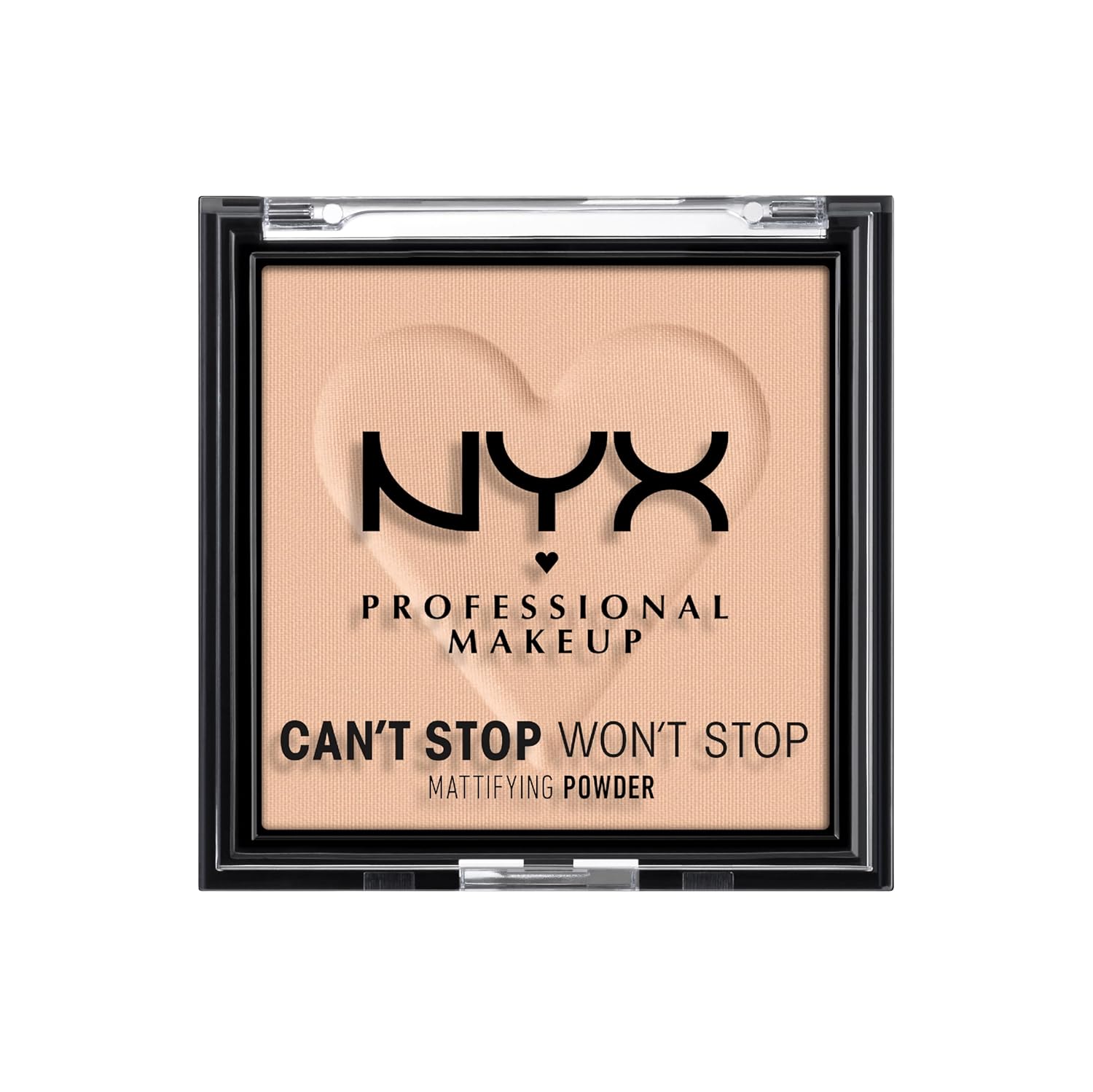 NYX PROFESSIONAL MAKEUP Can't Stop Won't Stop Mattifying Pressed Powder - Light Medium - Image 2