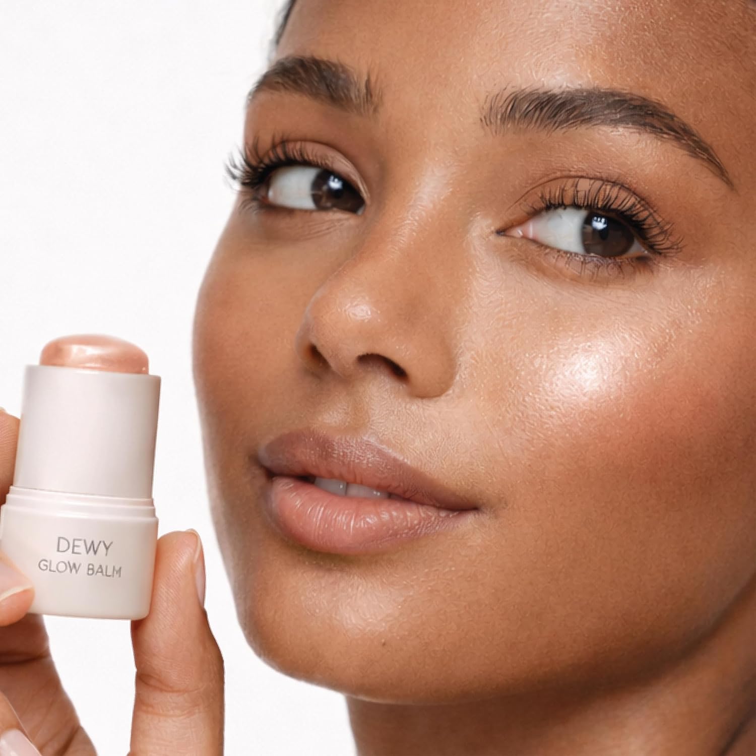 Glow Balm – Glass Skin Primer, Dewy Face Balm with Plant Based Squalane, Hydrating Glow Moisturizer, Natural Radiant Finish - Image 4