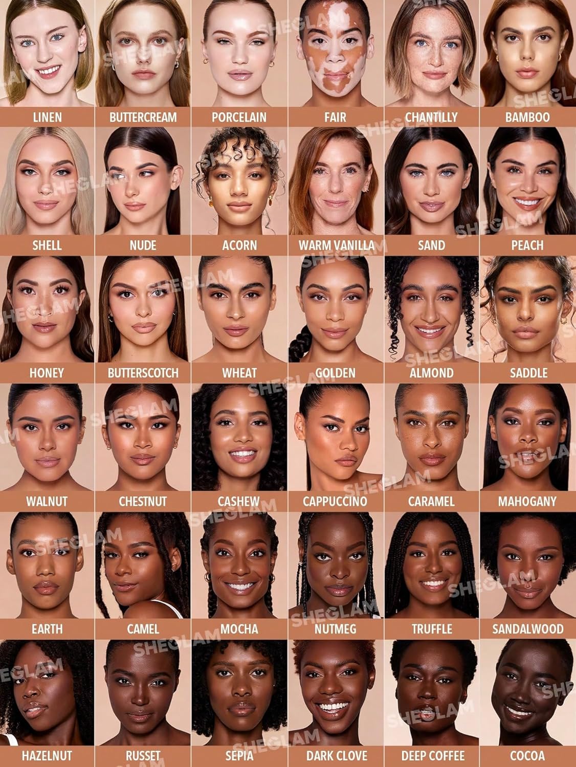 SHEGLAM Skinfinite Hydrating Foundation Flawless Dewy Foundation Hydrating Coverage Invisible Pore Concealer Pore-less Non-Greasy Lightweight Natural Soft Liquid Foundation-Buttercream - Image 5