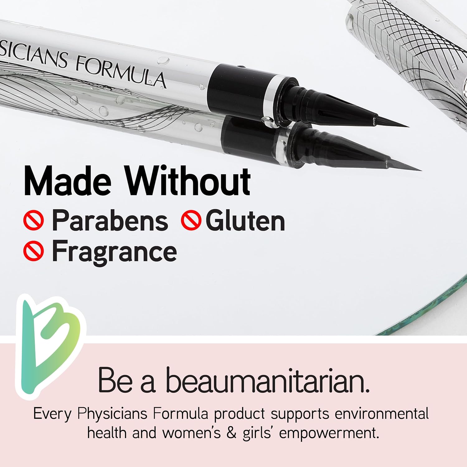 Physicians Formula Eye Booster Super Slim Liquid Eyeliner, Waterproof Precision with a Lash-Boosting Complex, Natural Finish, & Sensitive Skin Approved, Cruelty-Free & Vegan -Ultra Black - Image 6