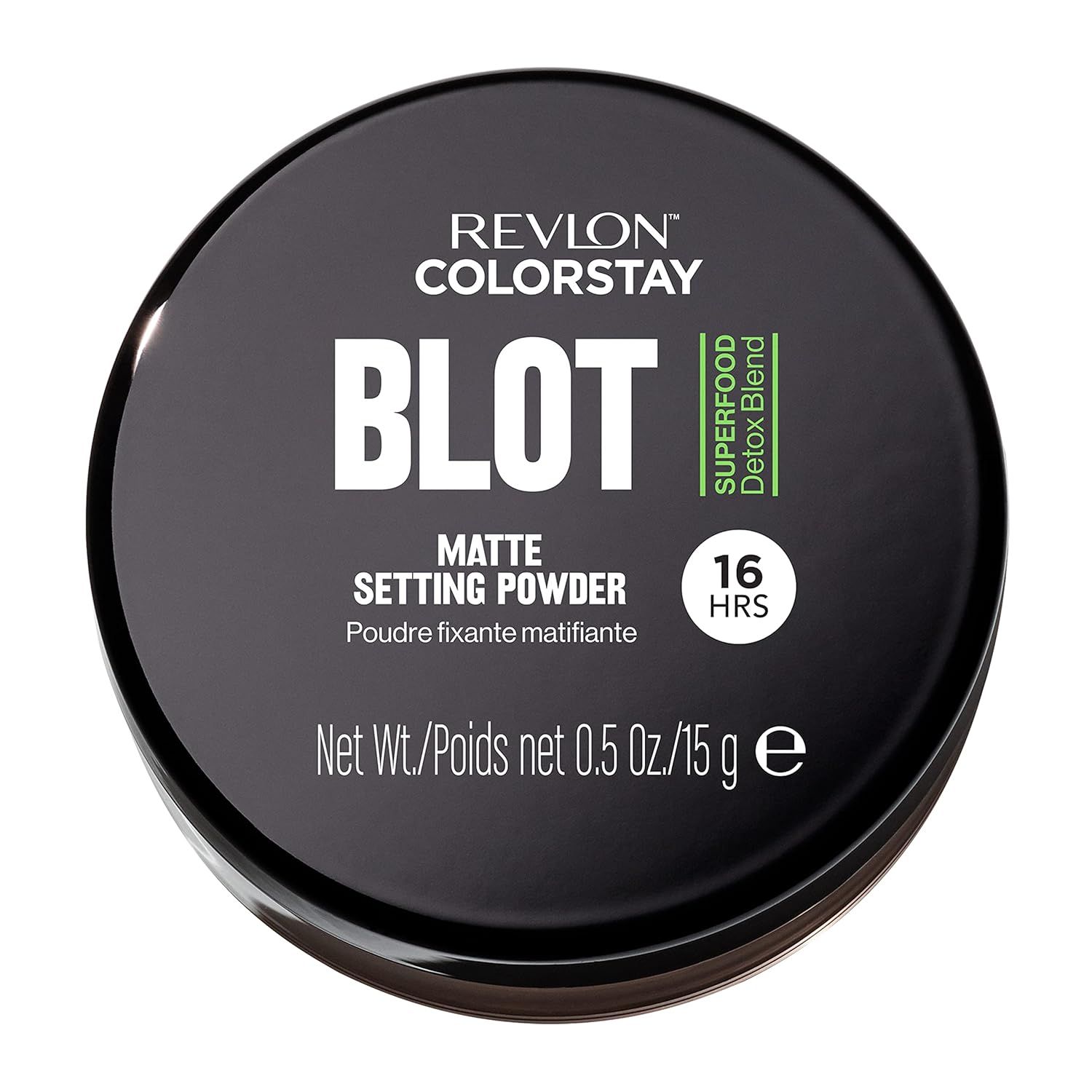 Revlon ColorStay Blot Face Makeup Setting Powder, Mattifying, Blurring & Oil Absorbing, Absorbs Sebum, Blurs Imperfections and Reduces Pore Appearance, 0.5 Oz - Image 2