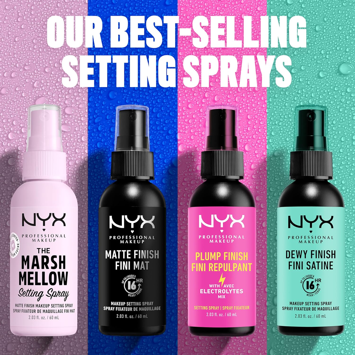 NYX PROFESSIONAL MAKEUP Makeup Setting Spray - Matte Finish, Long-Lasting Face Mist for up to 16HR Wear, Vegan Formula - Image 8