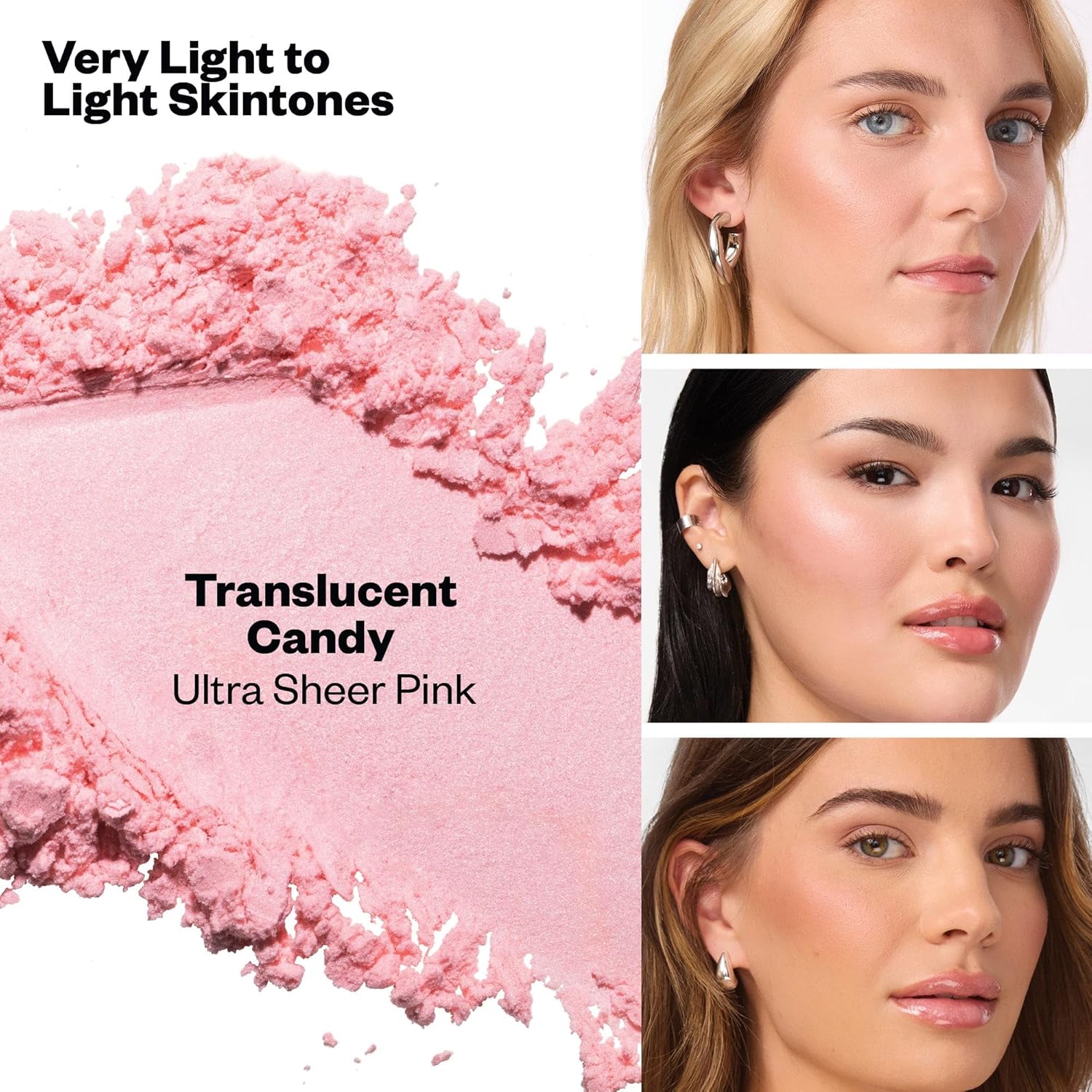 Kosas Cloud Set Loose Powder – Translucent Setting + Blurring Talc-Free Face Powder in Translucent Candy (Ultra Sheer Pink) - Image 3
