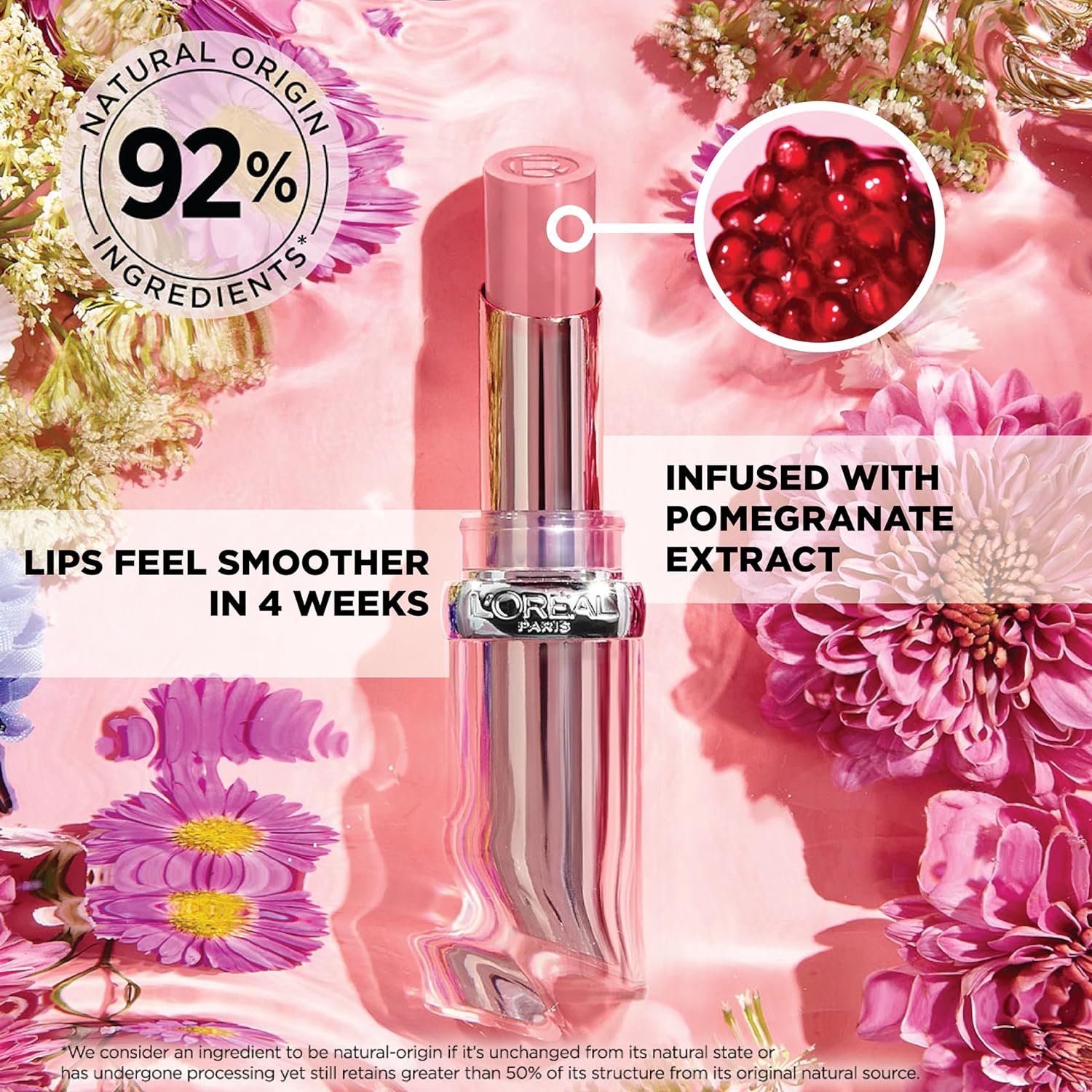 L'Oreal Paris Glow Paradise Hydrating Balm-in-Lipstick with Pomegranate Extract, Blush Fantasy, 0.1 Oz - Image 4