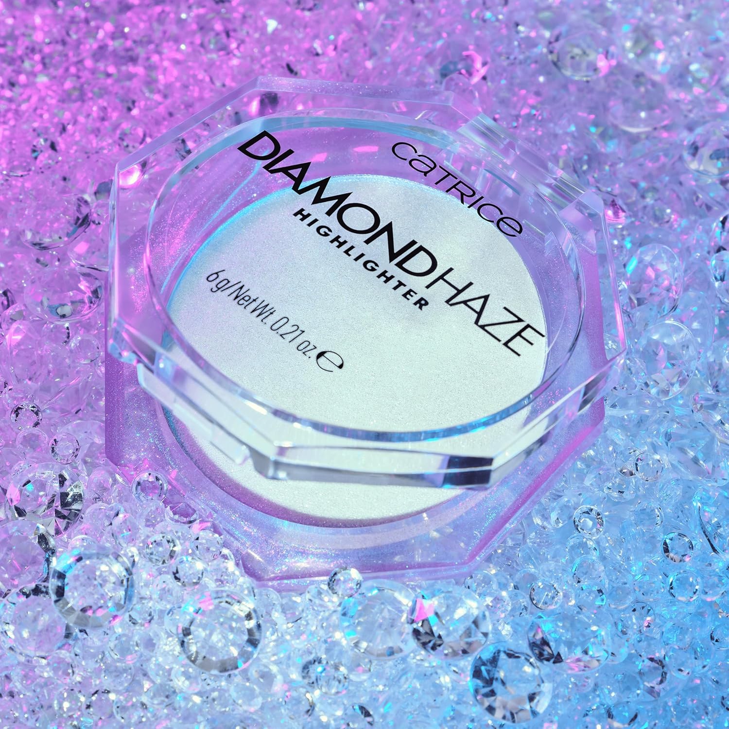 Catrice | Diamond Haze Highlighter (010 Gimme Glitter) | Stunning 3D Shimmer Effect for Face & Body | Silky, Buildable Glow | Vegan & Cruelty Free - Image 8