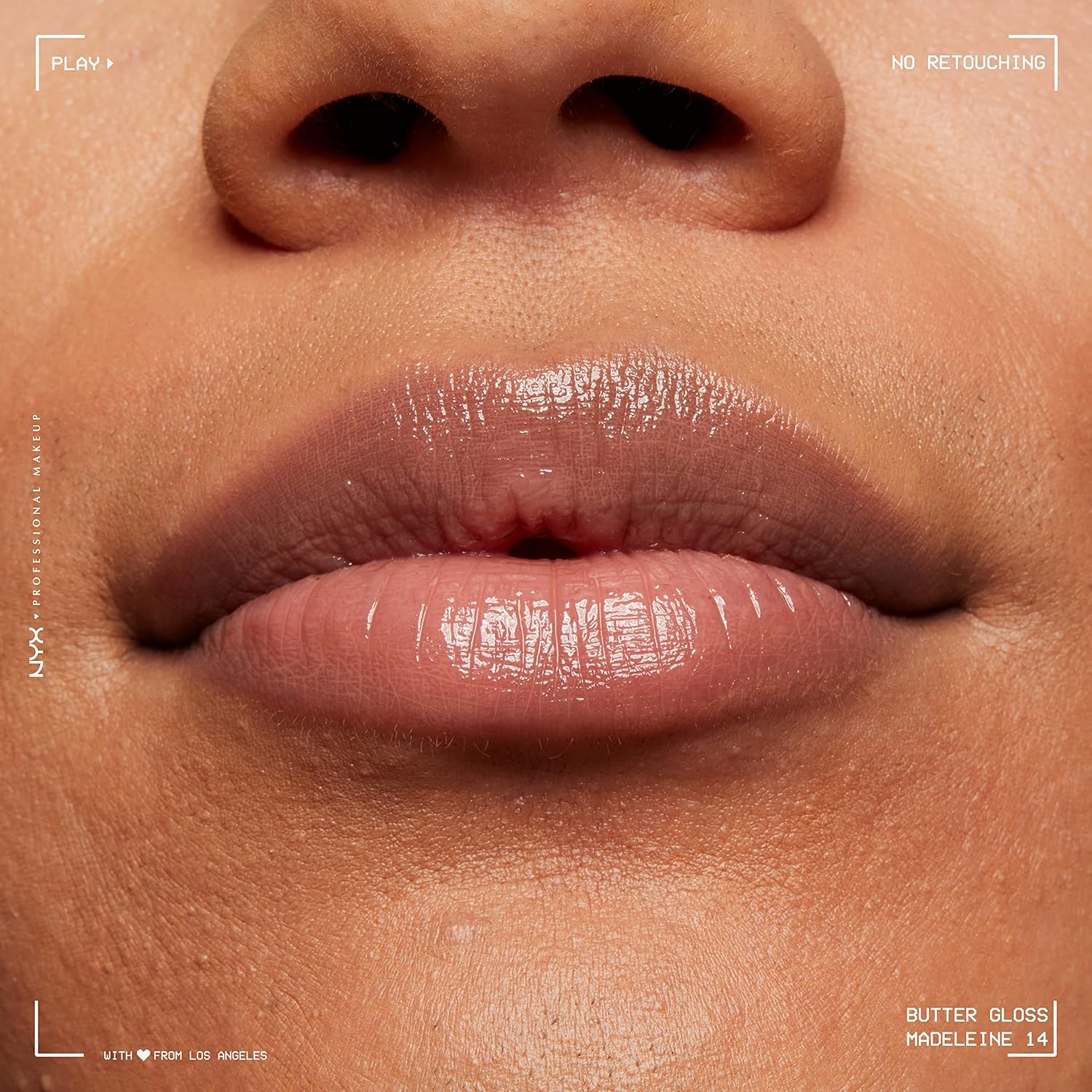 NYX PROFESSIONAL MAKEUP Butter Gloss, Non-Sticky Lip Gloss - Madeleine (Mid-Tone Nude) - Image 8