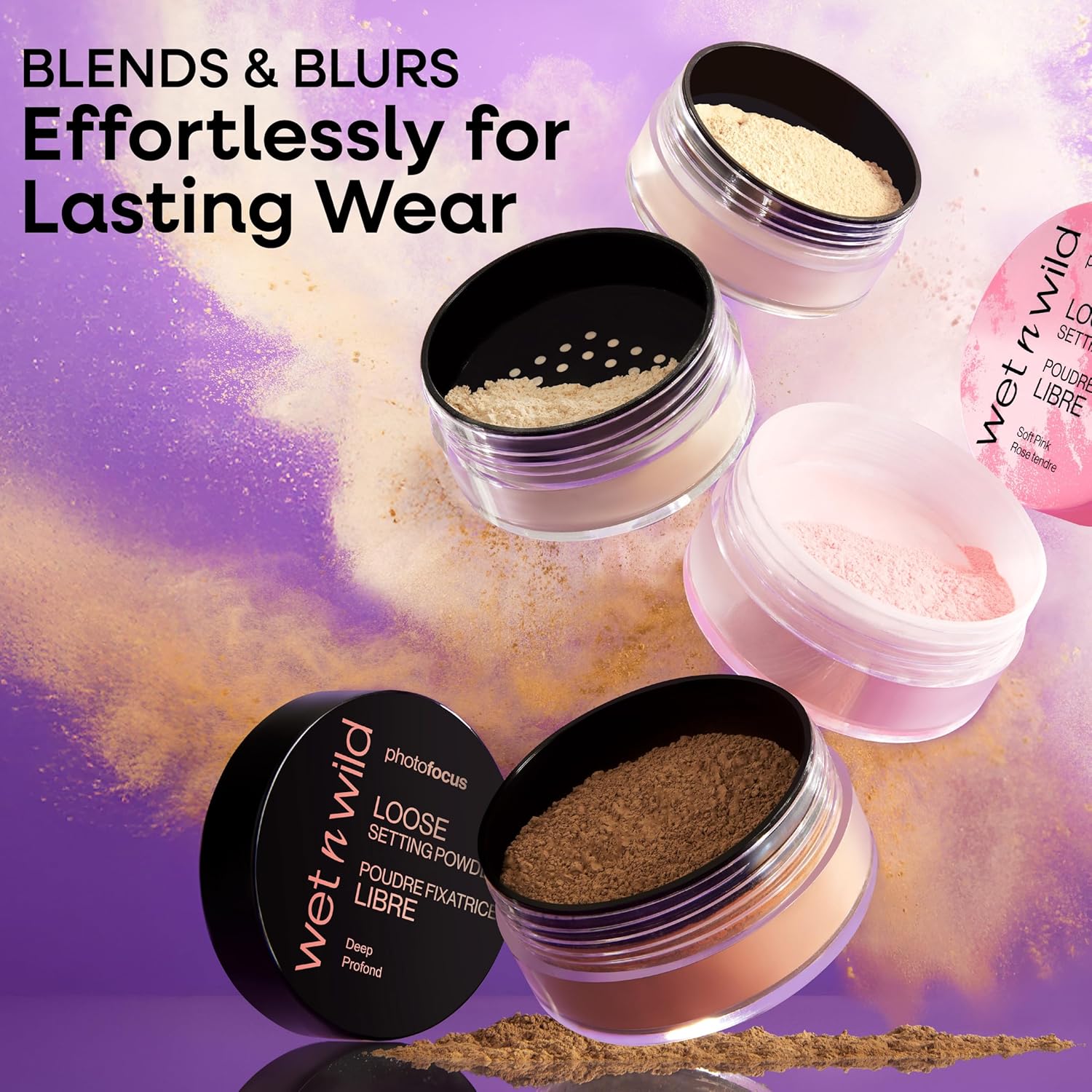 wet n wild Photo Focus Loose Baking Setting Powder, Highlighter Makeup, Suitable for All Skin Tones - Banana - Image 5