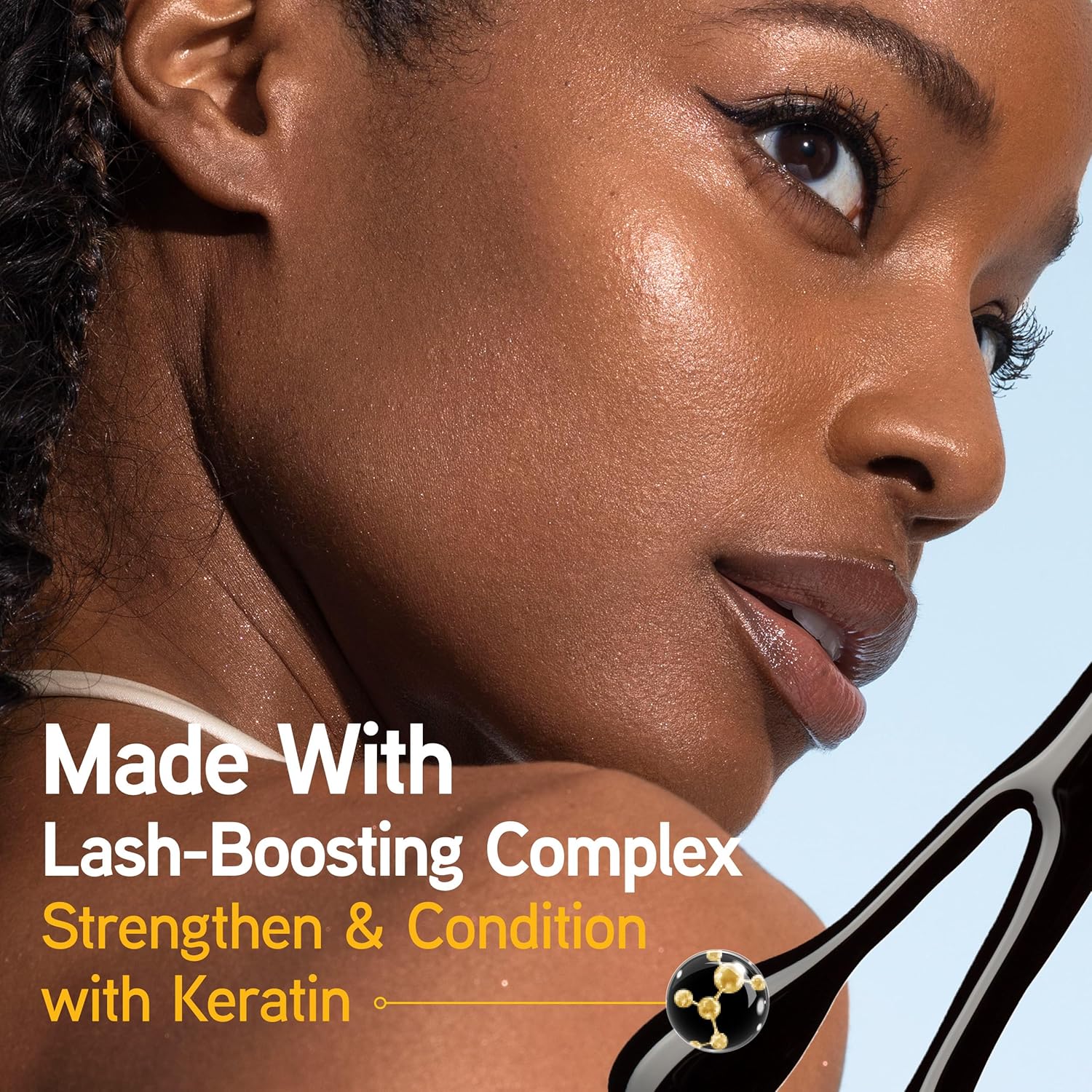 Physicians Formula Eye Booster Super Slim Liquid Eyeliner, Waterproof Precision with a Lash-Boosting Complex, Natural Finish, & Sensitive Skin Approved, Cruelty-Free & Vegan -Ultra Black - Image 5