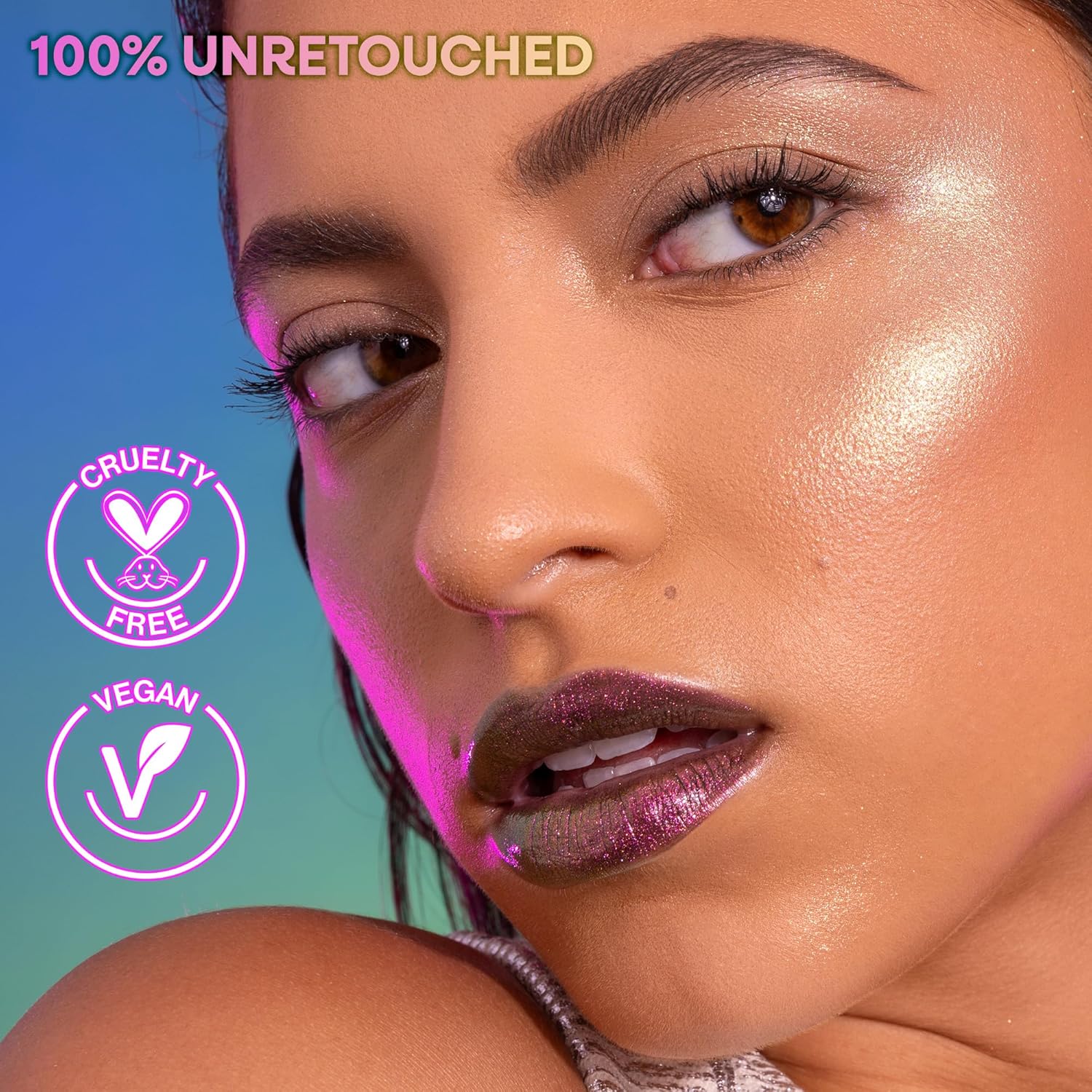 wet n wild Chameleon Chrome Highlighter, Dynamic Color Shift, Liquid-to-Baked Texture, Customizable Luminous Radiance, Cruelty-Free - Too Sirius - Image 6