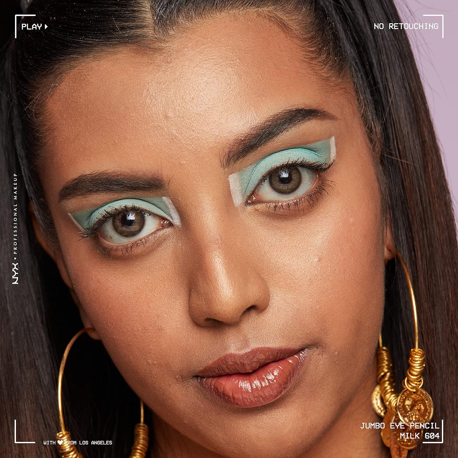 NYX PROFESSIONAL MAKEUP Jumbo Eye Pencil, Blendable Eyeshadow Stick & Eyeliner Pencil - Milk (White) - Image 3