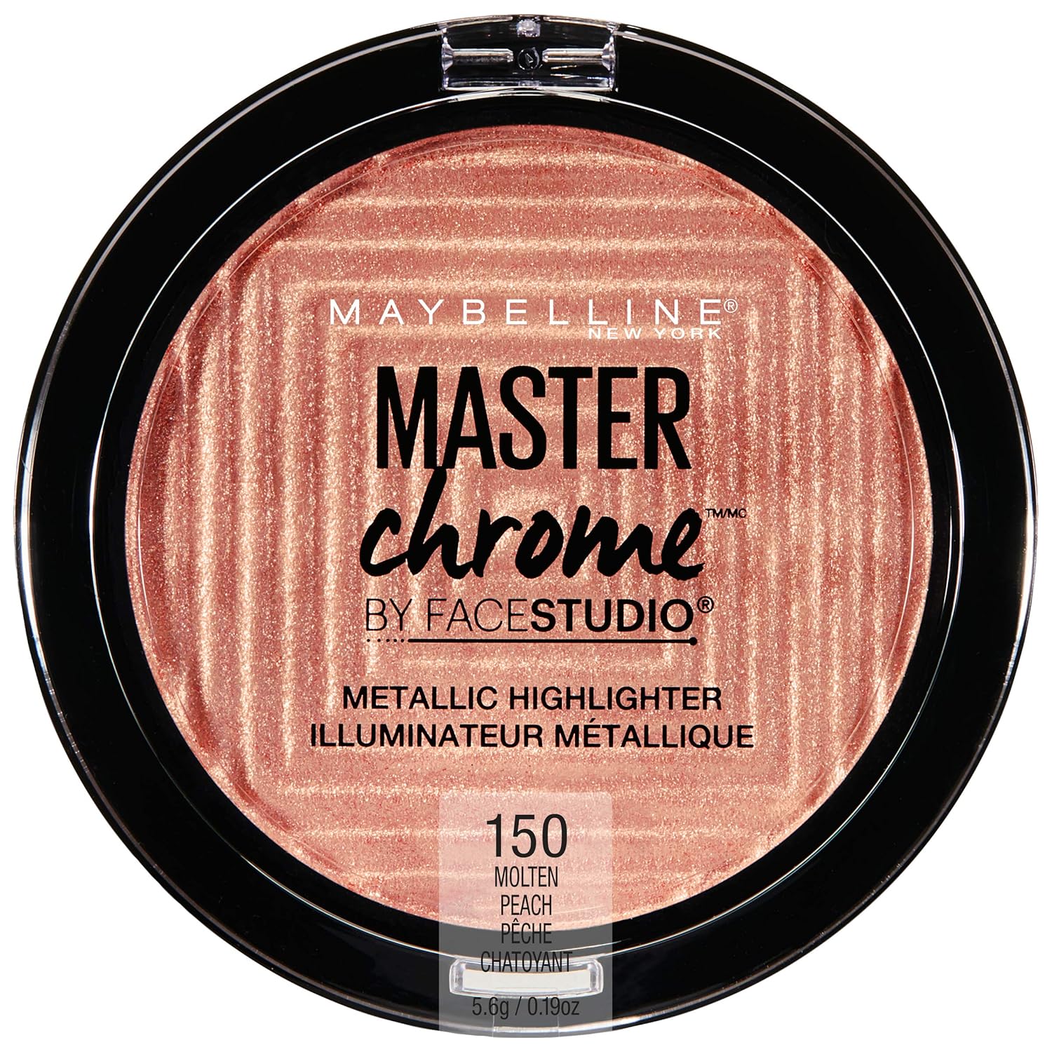 Maybelline New York Facestudio Master Chrome Metallic Highlighter Makeup, Molten Peach, 0.19 Ounce - Image 2