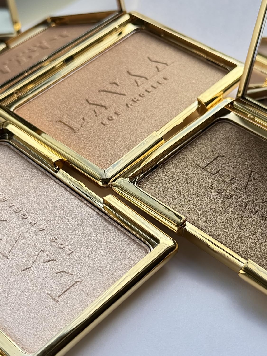 Grand Glow Illuminator by Lavaa Beauty | Full-Size Pigmented Highlighter Compact in 3 Beautiful Shimmery Shades | Gold - Image 5