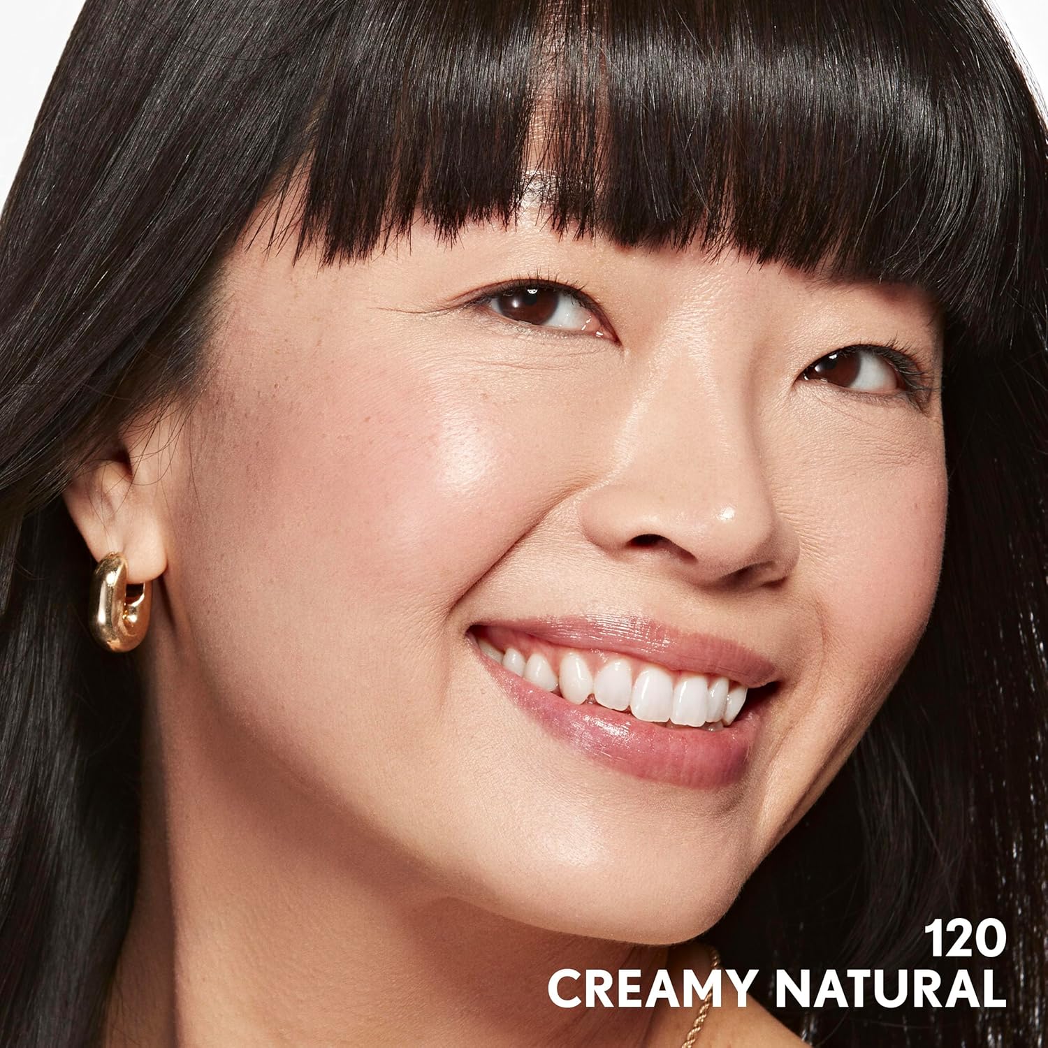 COVERGIRL Clean Invisible Foundation Makeup, Dewy & Glowy Finish, Buildable Coverage, Skin-Like Smooth Look, Vegan, Creamy Natural, 1oz - Image 8