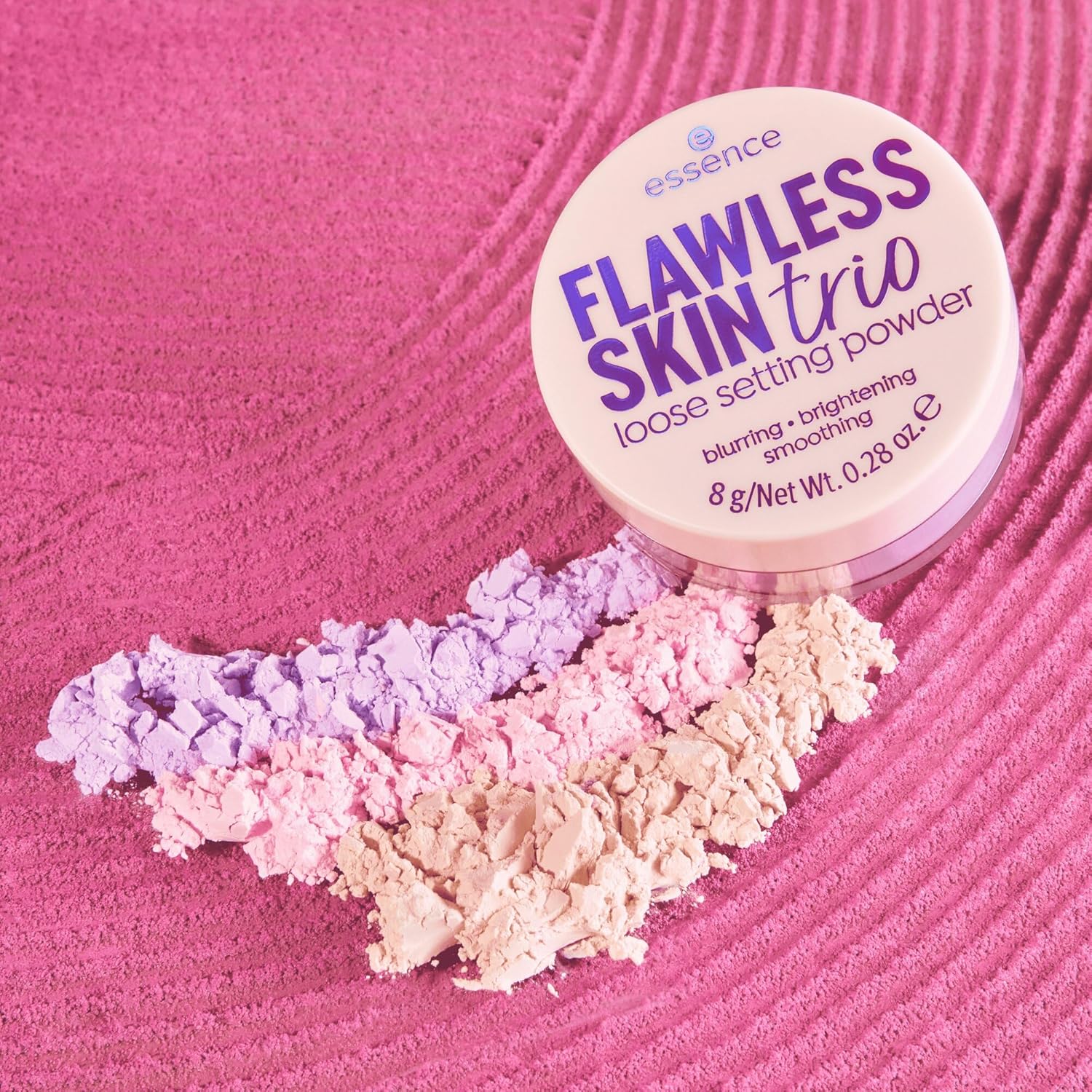 essence | Flawless Skin Loose Setting Powder Trio | 3-in-1 Mattifying, Color Correcting & Eye Brightening | Vegan & Cruelty Free - Image 6